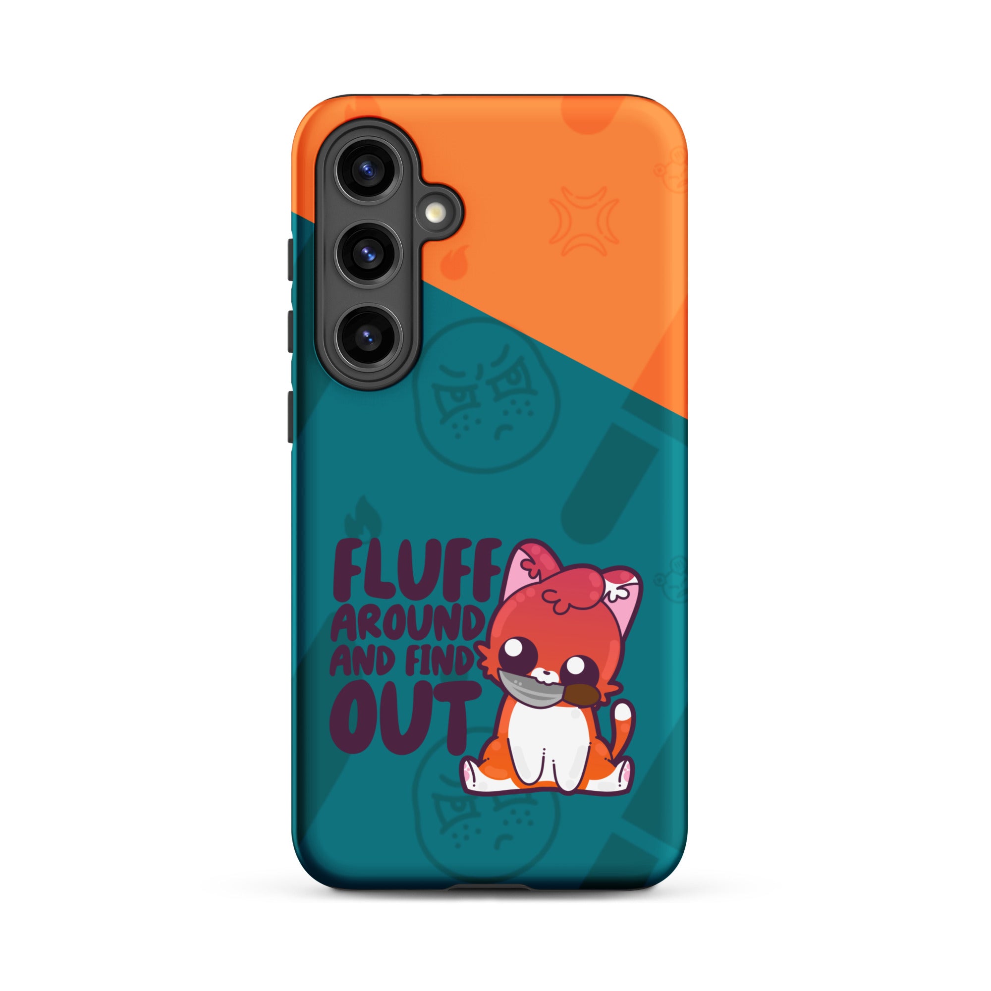 FLUFF AROUND W/BACKGROUND - Tough case for Samsung®