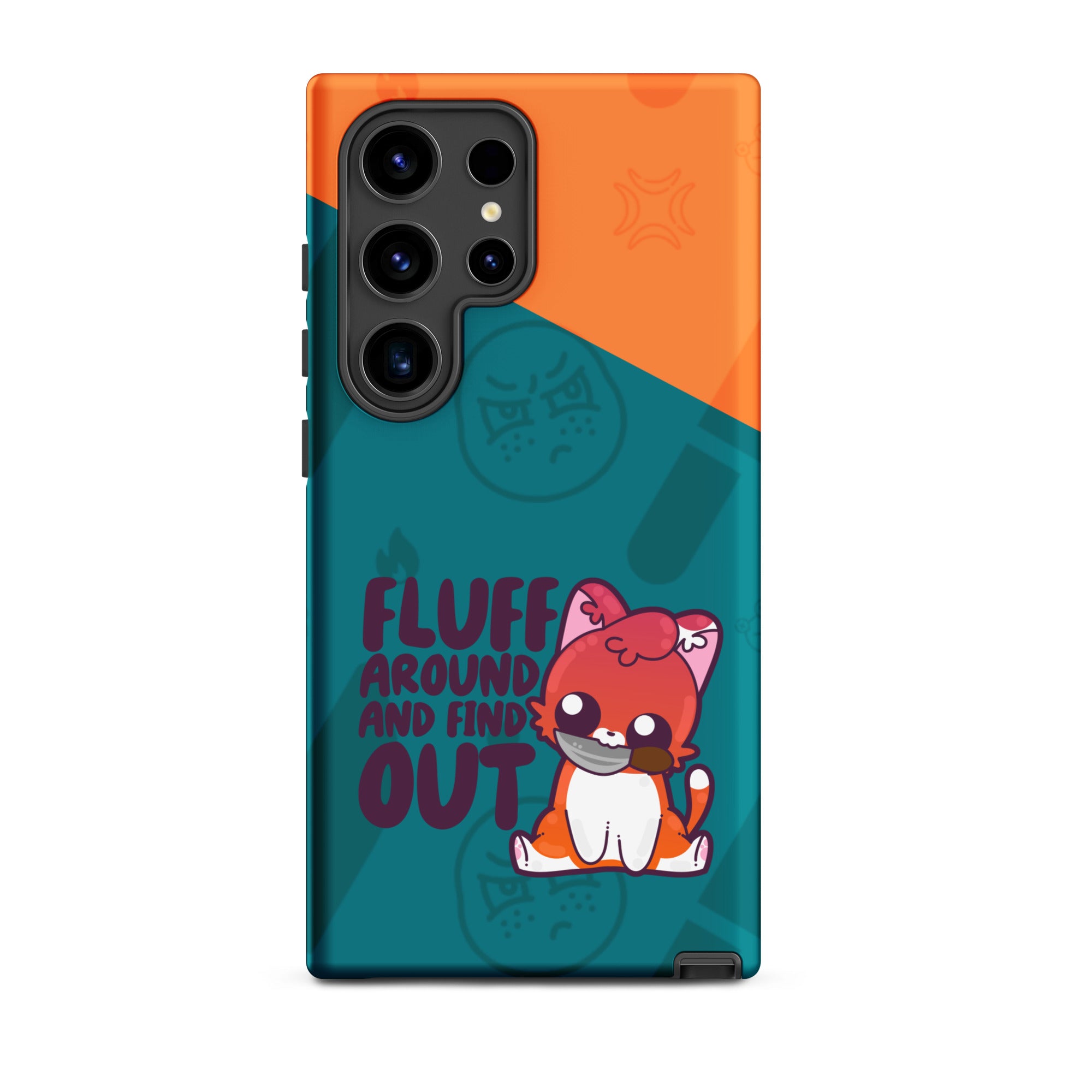 FLUFF AROUND W/BACKGROUND - Tough case for Samsung®