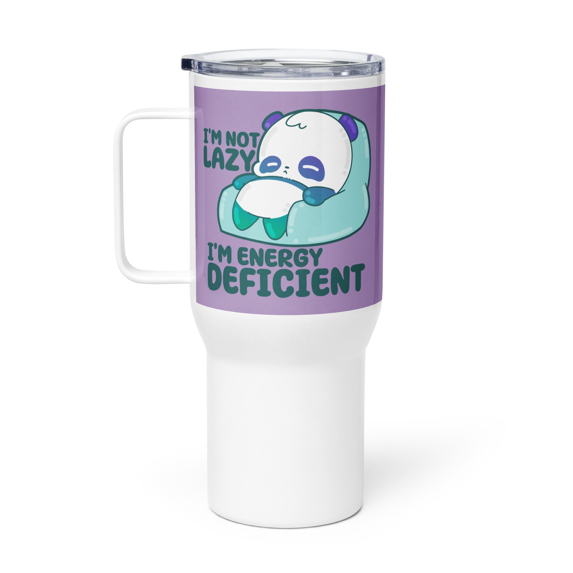 IM NOT LAZY - Travel Mug - ChubbleGumLLC