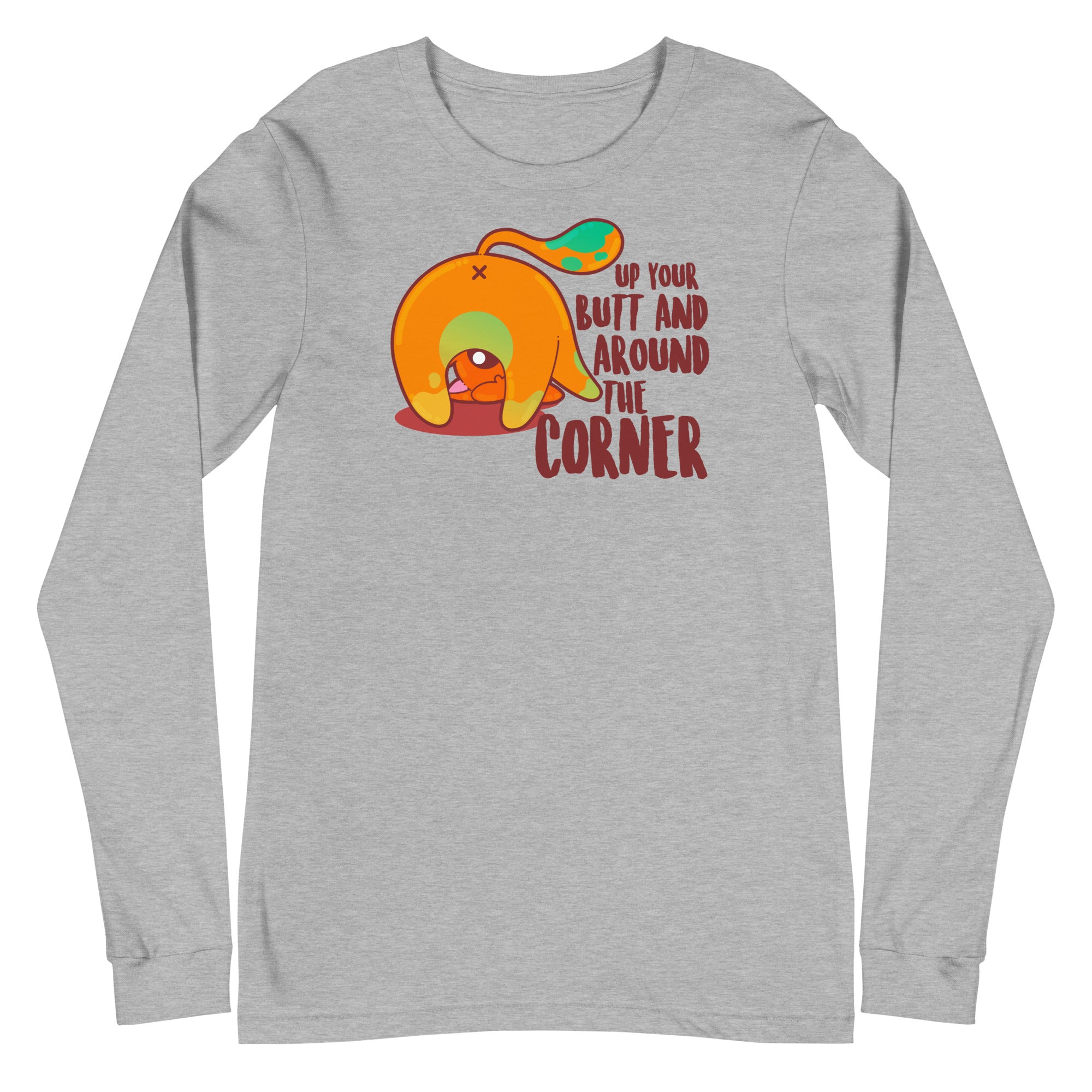 UP YOUR BUTT - Long Sleeve Tee - ChubbleGumLLC