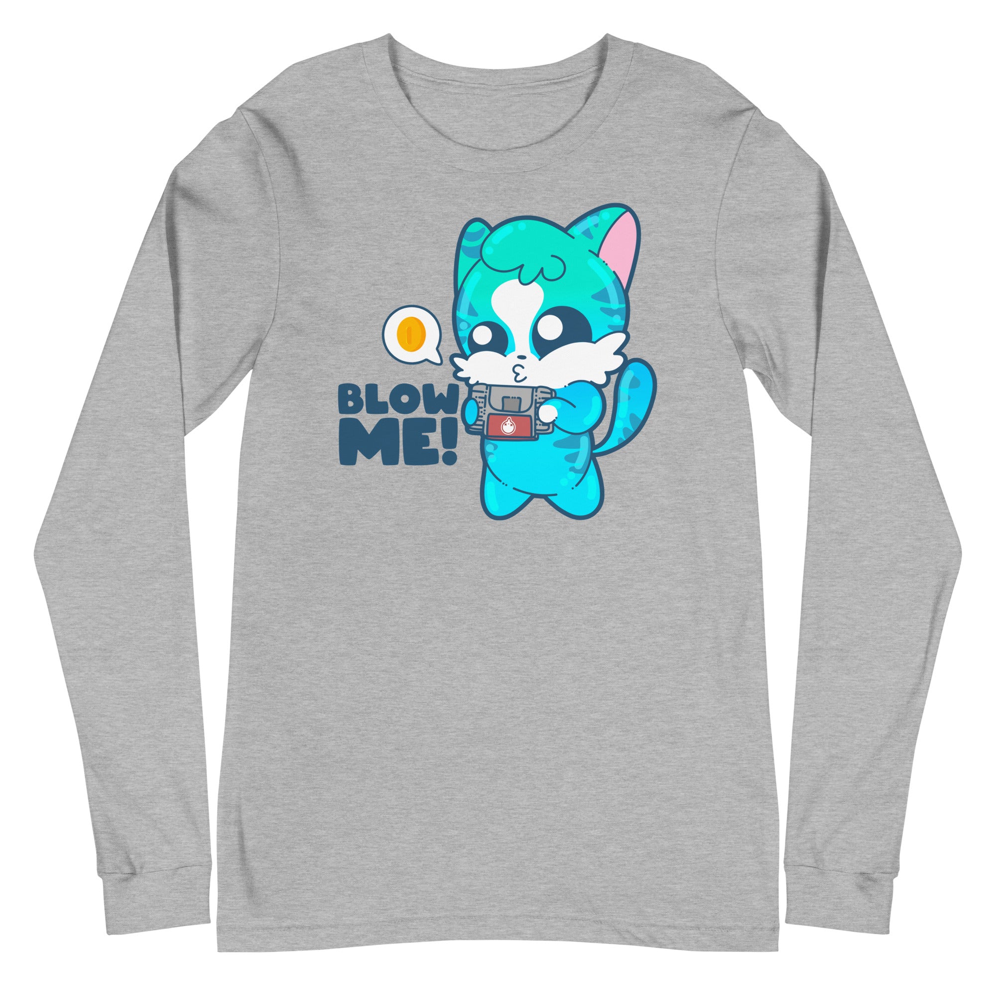 BLOW ME - Long Sleeve Tee - ChubbleGumLLC