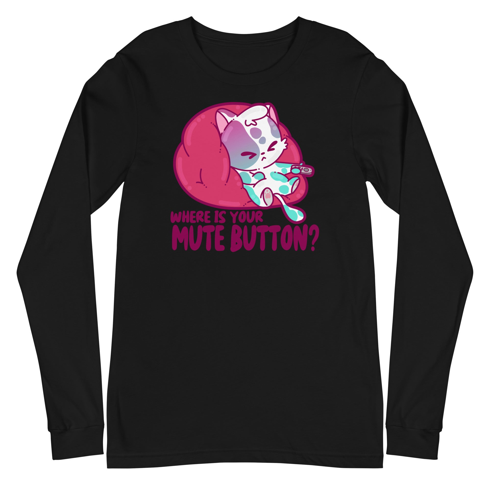 MUTE BUTTON - Long Sleeve Tee