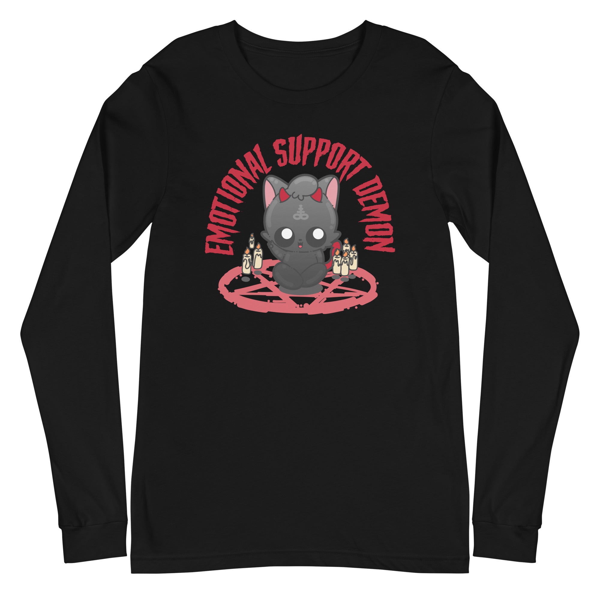 EMOTIONAL SUPPORT DEMON - Long Sleeve Tee