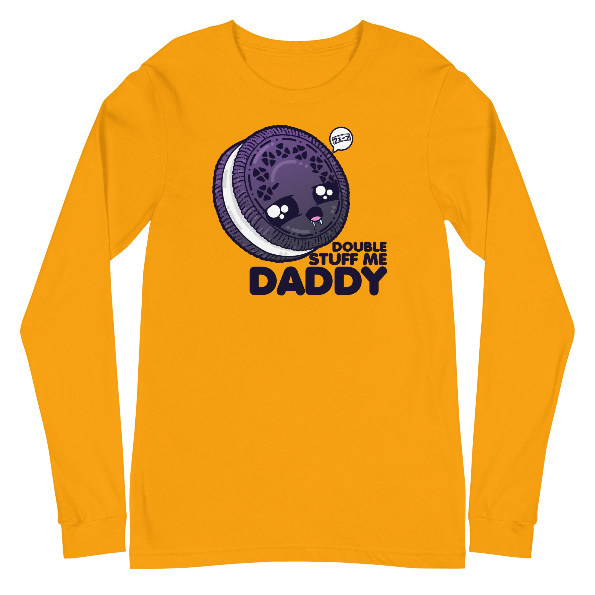 DOUBKE STUFF ME DADDY - Long Sleeve Tee - ChubbleGumLLC