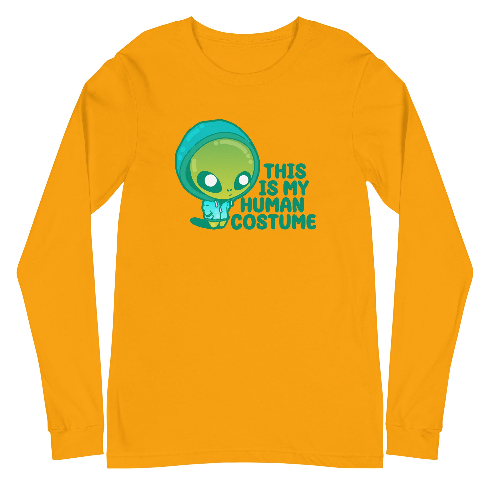 THIS IS MY HUMAN COSTUME - Long Sleeve Tee - ChubbleGumLLC