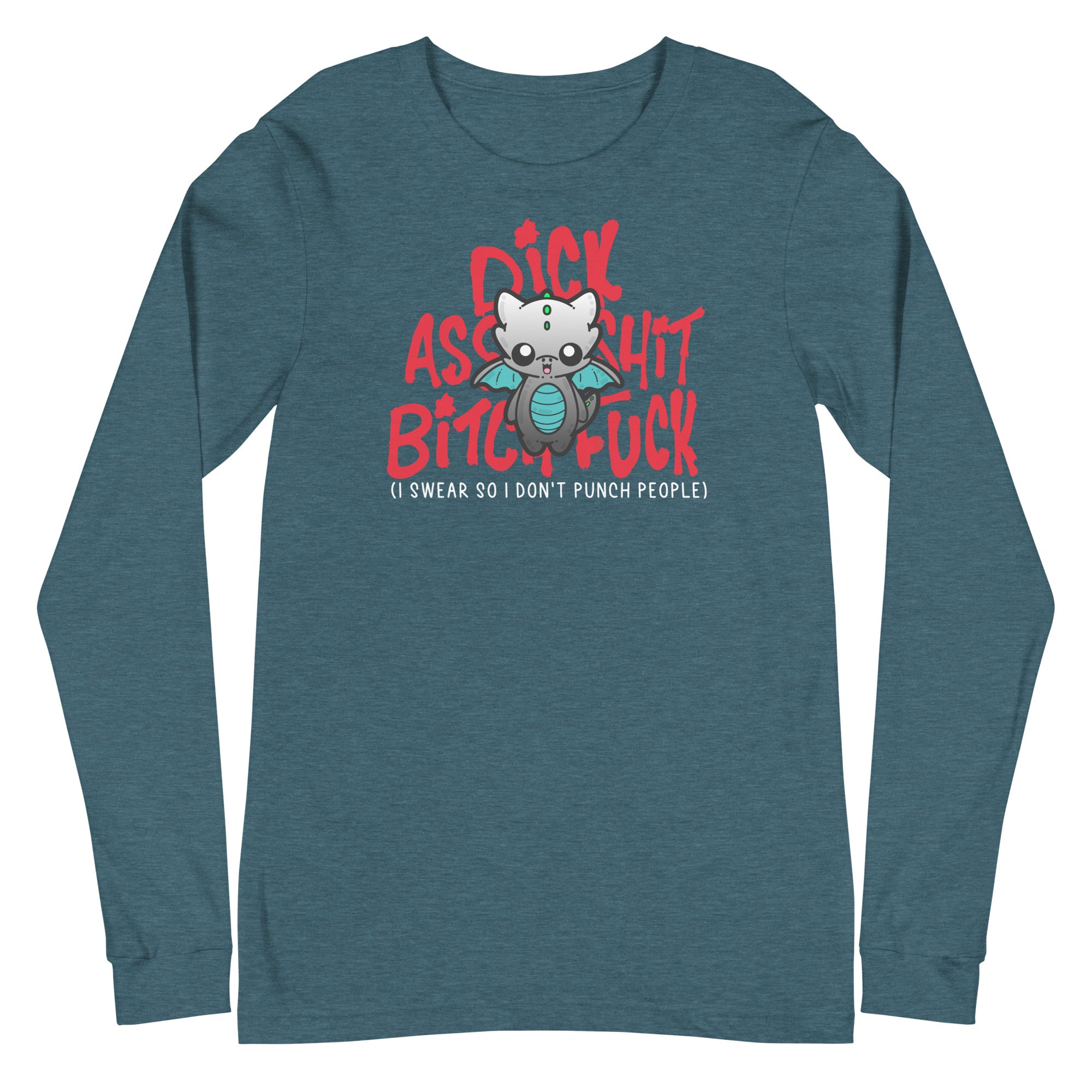 I SWEAR SO I DONT PUNCH PEOPLE - Long Sleeve Tee - ChubbleGumLLC