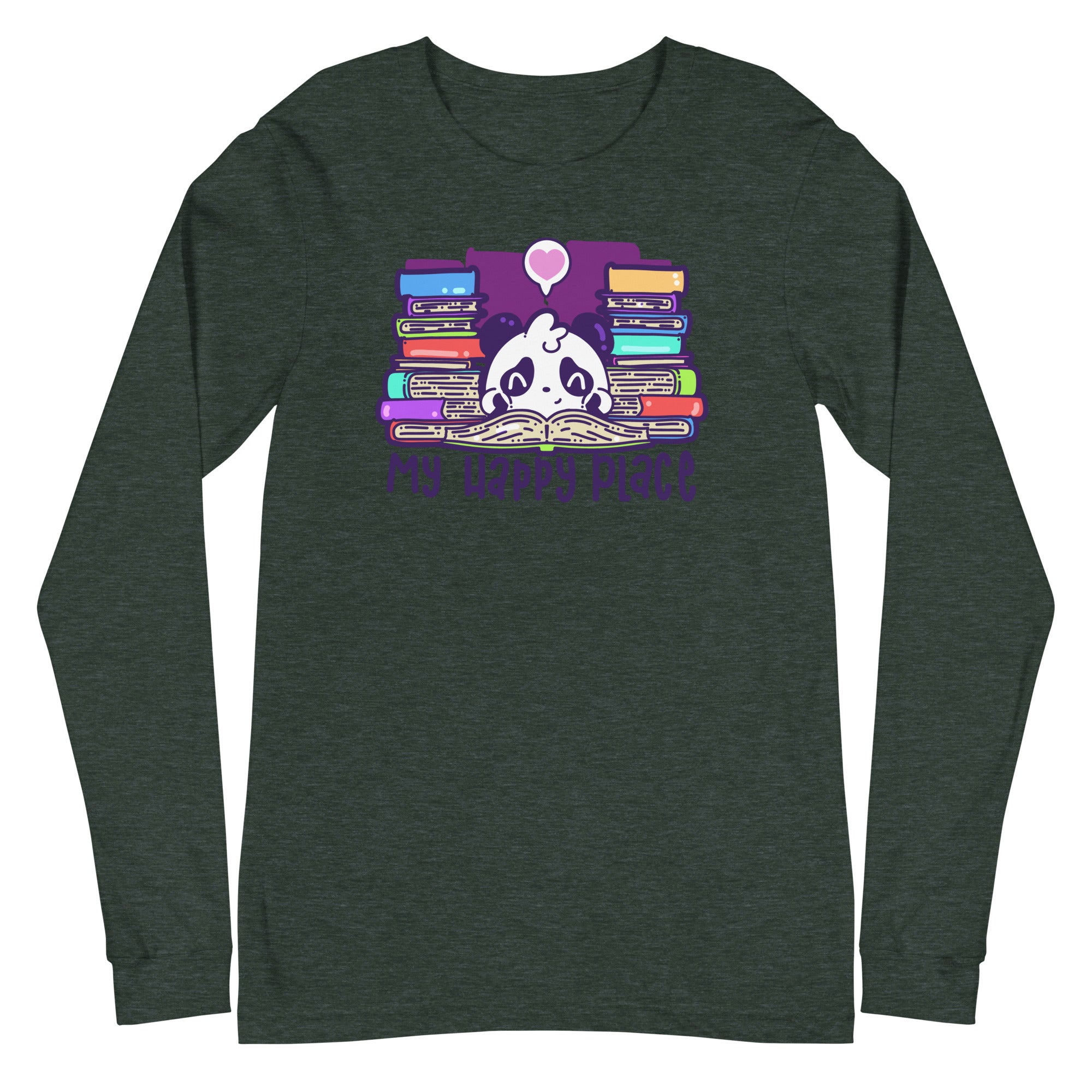MY HAPPY PLACE - Long Sleeve Tee - ChubbleGumLLC