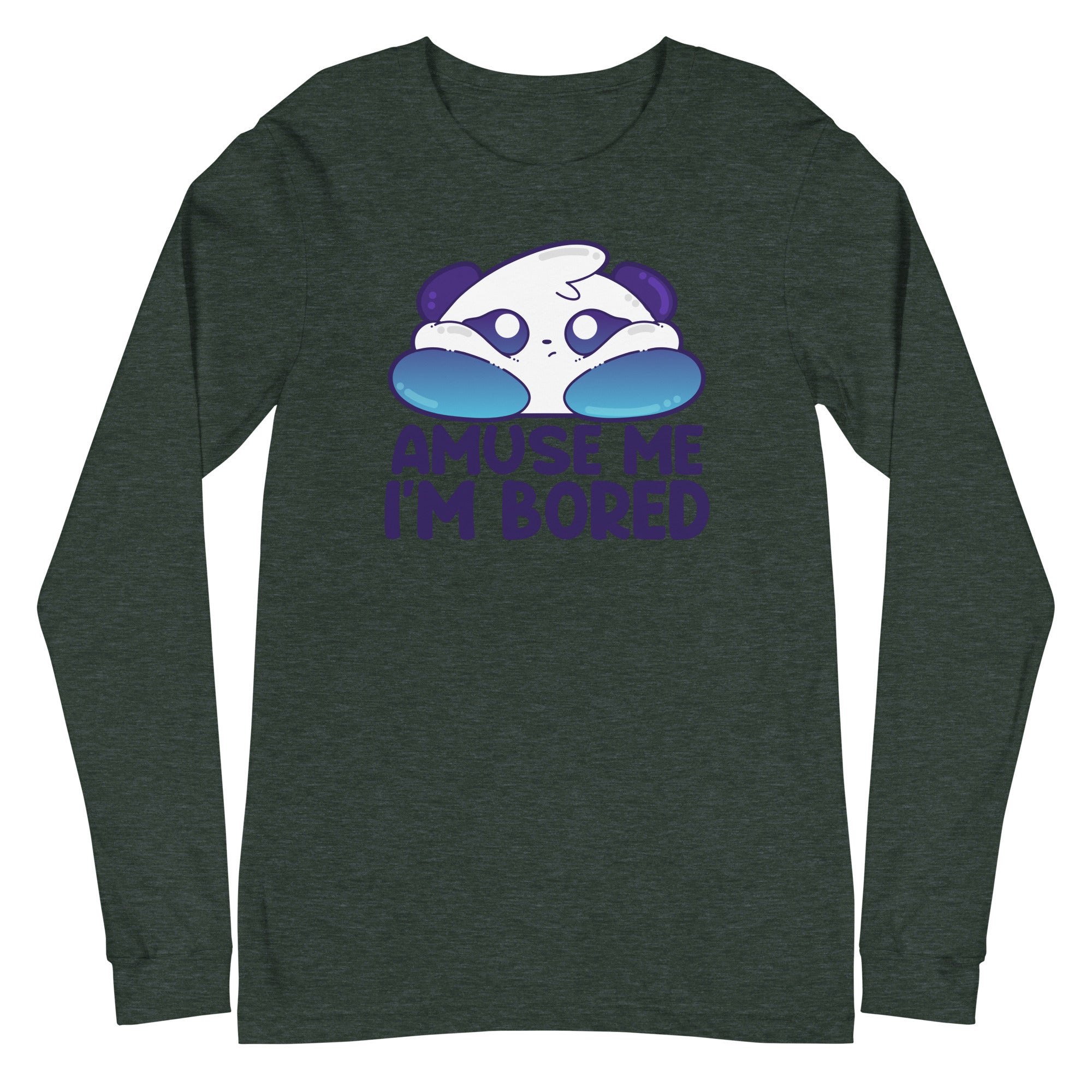 AMUSE ME IM BORED - Long Sleeve Tee - ChubbleGumLLC