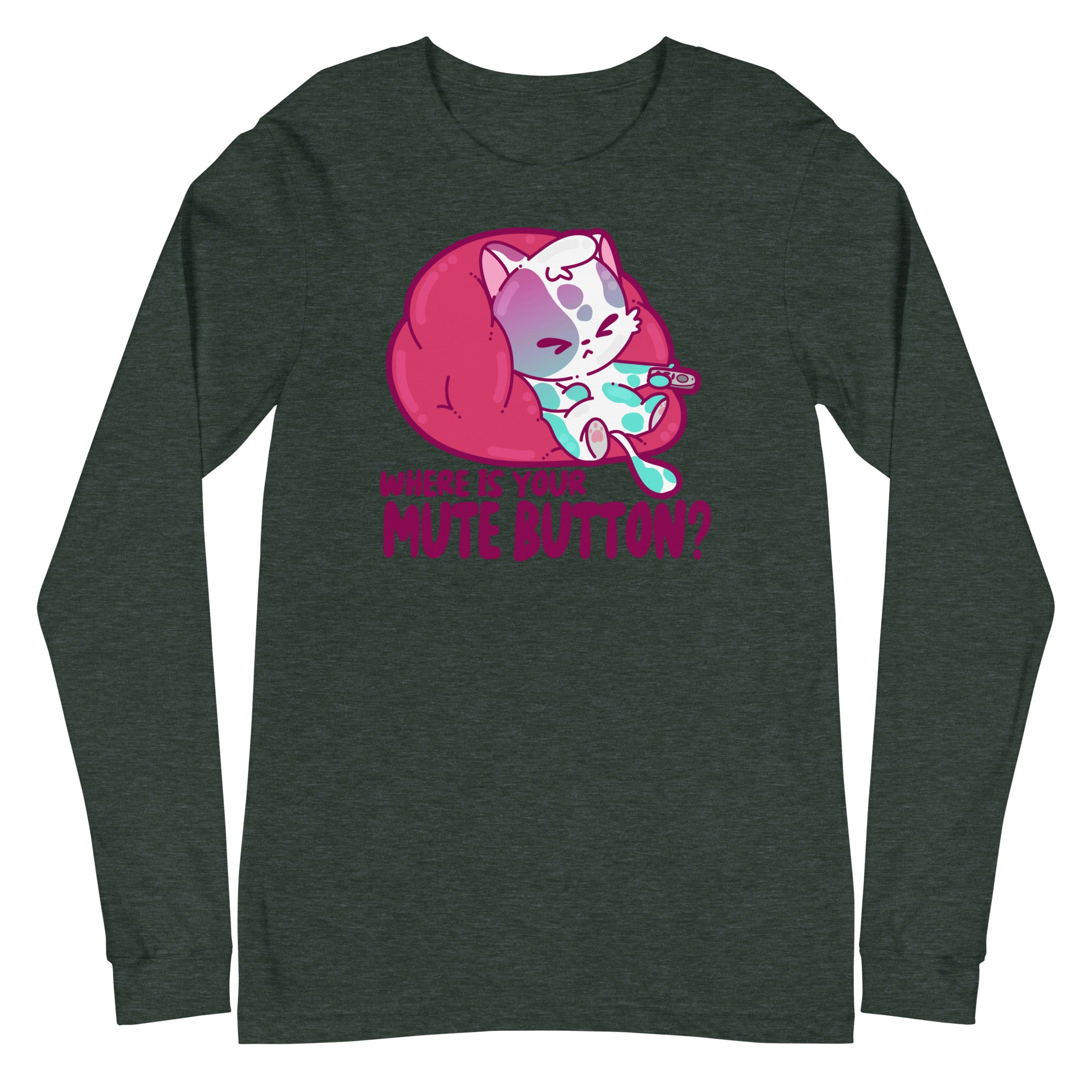 MUTE BUTTON - Long Sleeve Tee