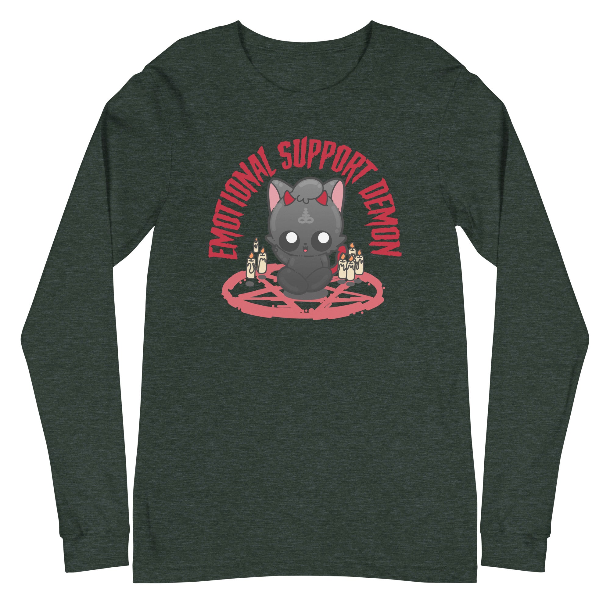 EMOTIONAL SUPPORT DEMON - Long Sleeve Tee