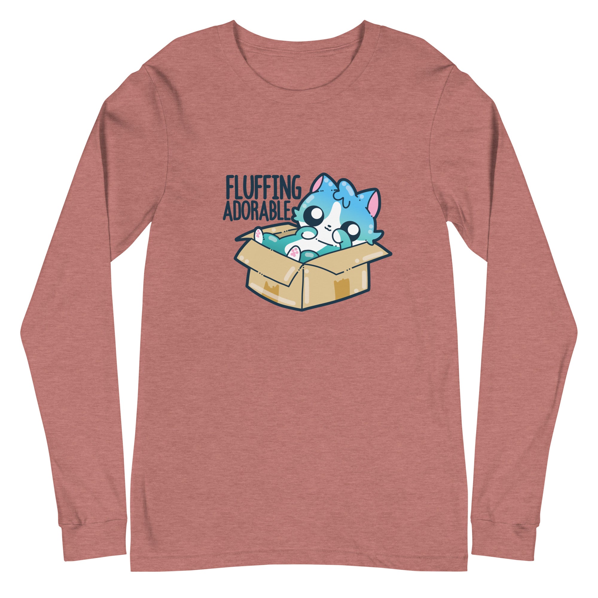 FLUFFING ADORABLE - Long Sleeve Tee - ChubbleGumLLC