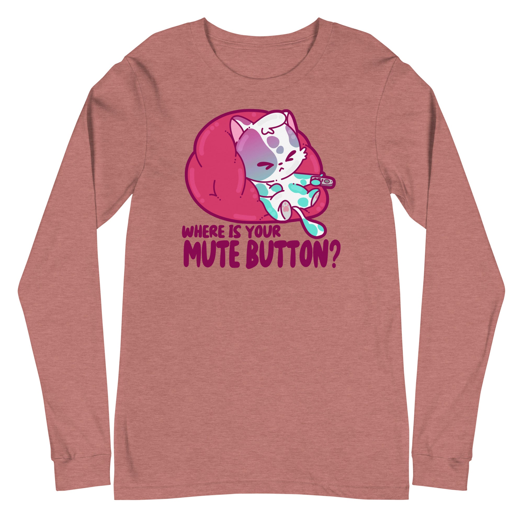MUTE BUTTON - Long Sleeve Tee