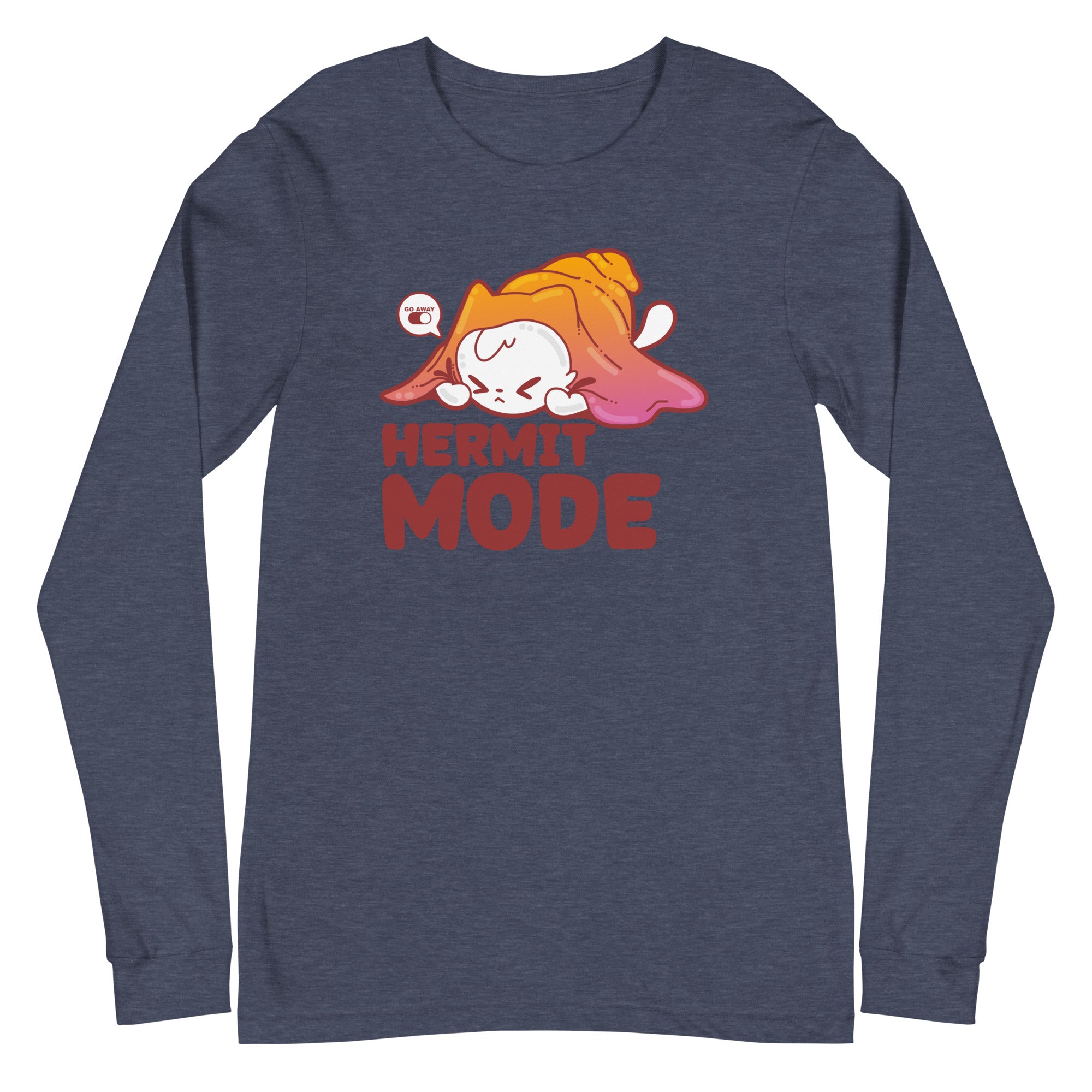 HERMIT MODE - Long Sleeve Tee - ChubbleGumLLC