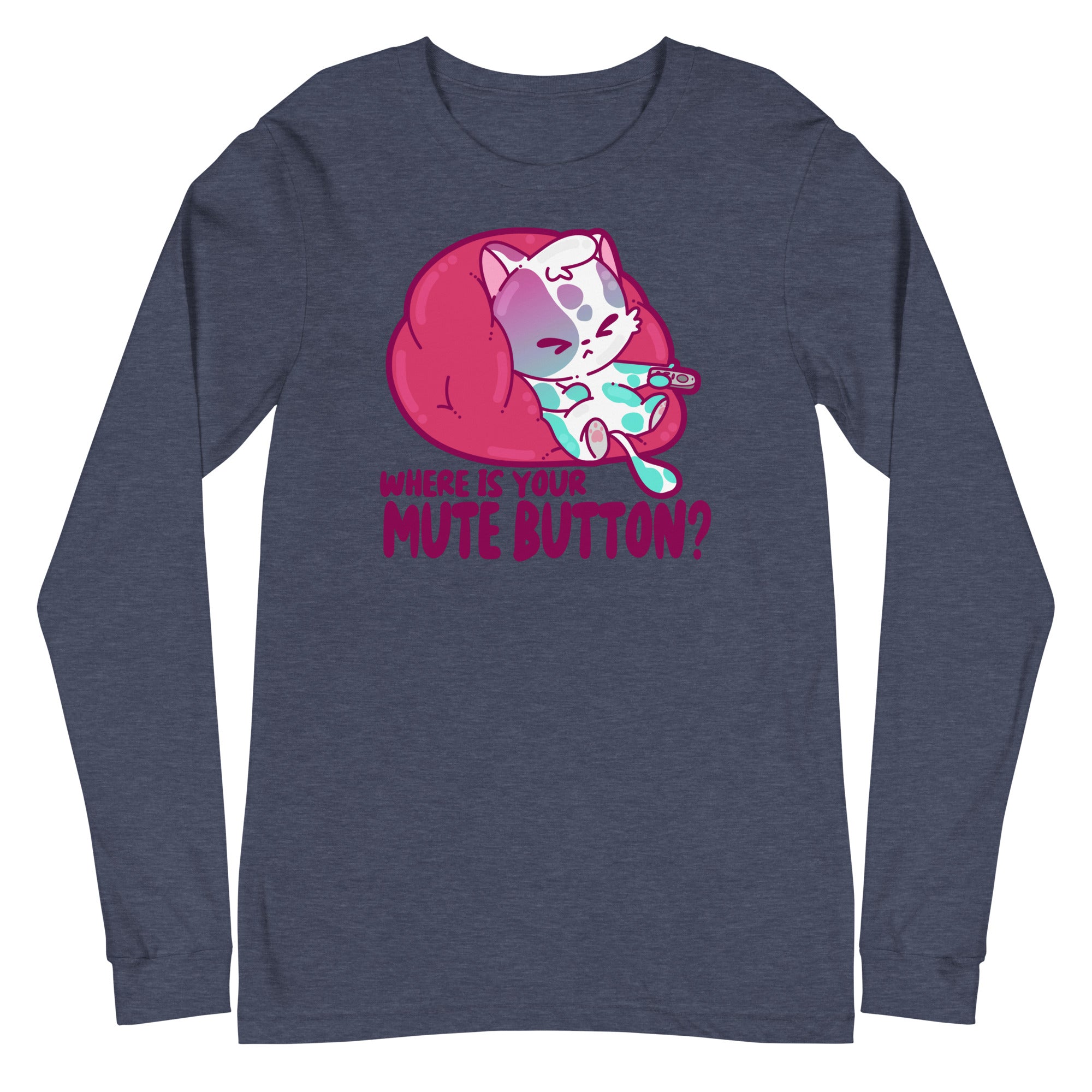 MUTE BUTTON - Long Sleeve Tee