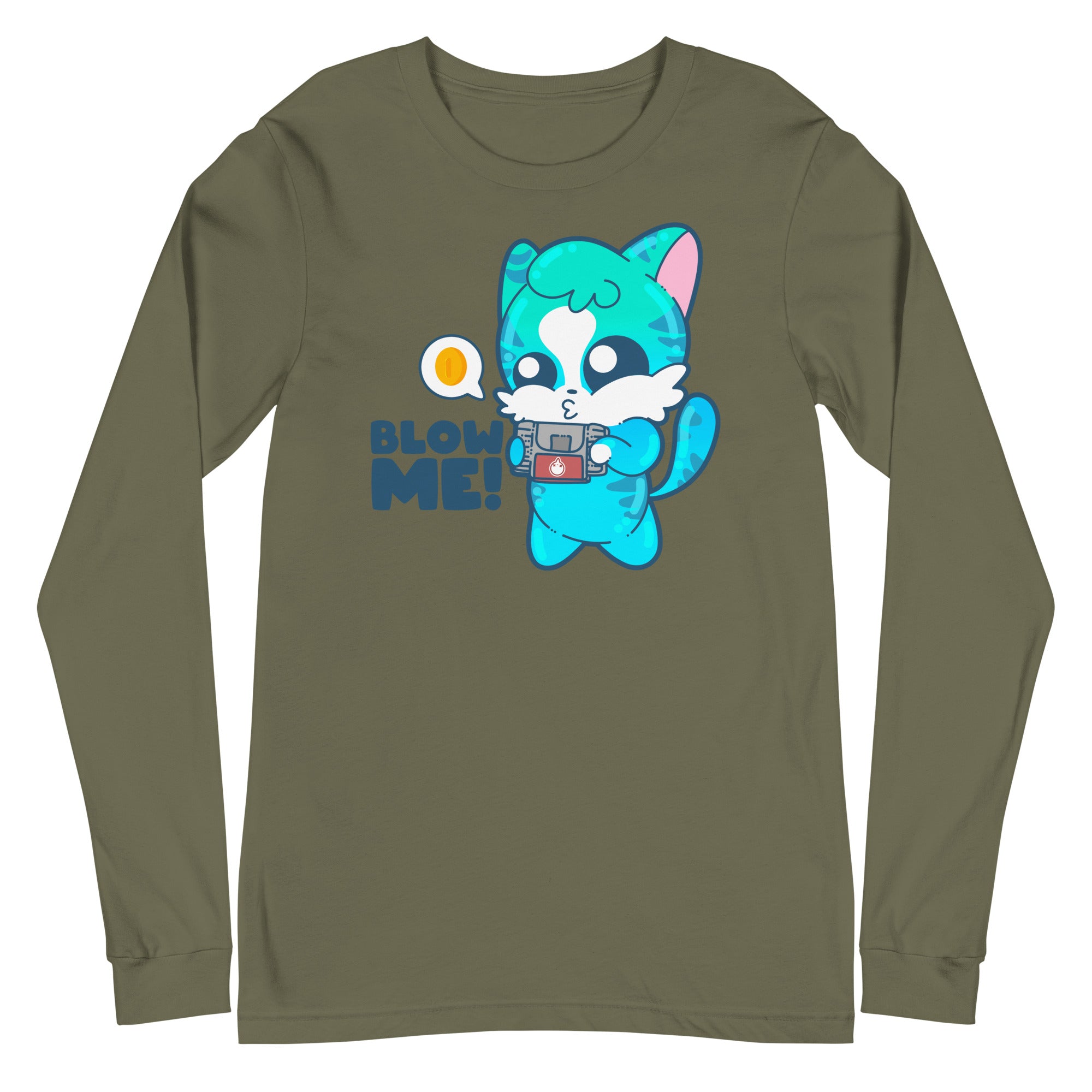 BLOW ME - Long Sleeve Tee - ChubbleGumLLC