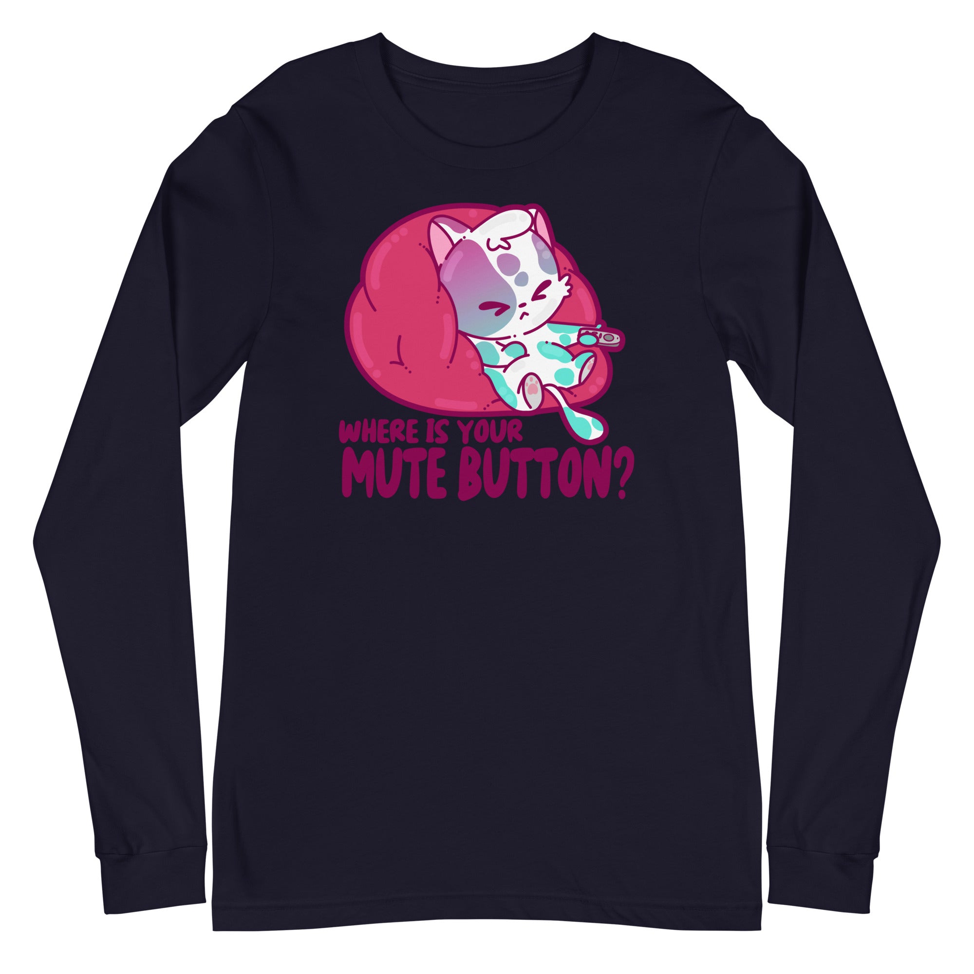 MUTE BUTTON - Long Sleeve Tee
