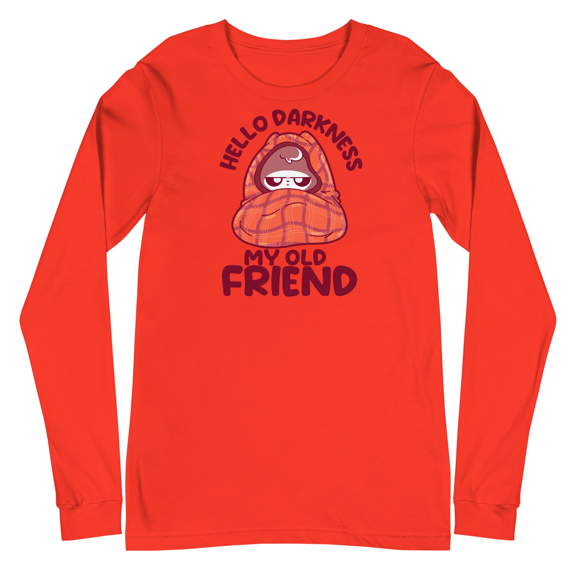 HELLO DARKNESS - Long Sleeve Tee - ChubbleGumLLC