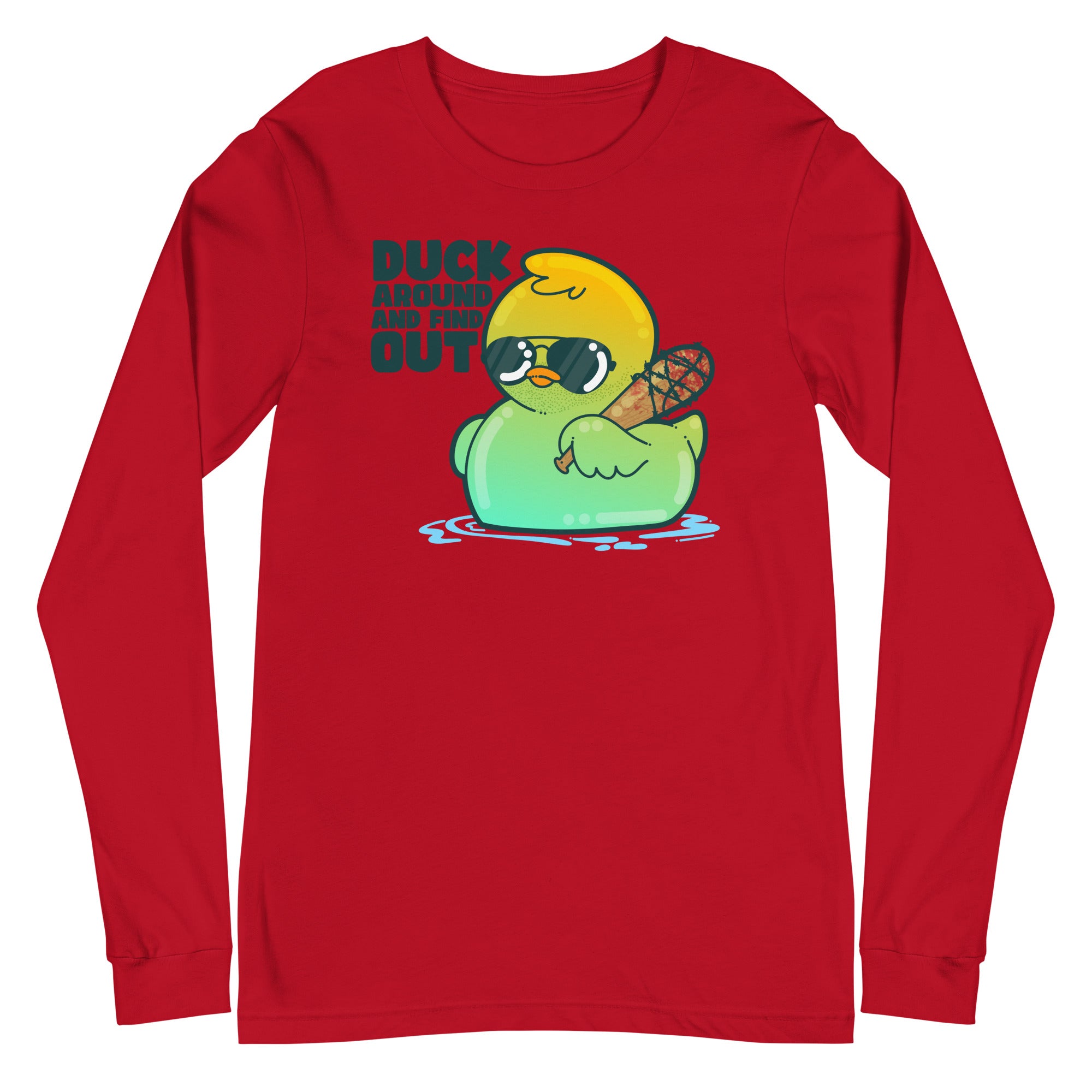 DUCK AROUND AND FIND OUT - Long Sleeve Tee - ChubbleGumLLC