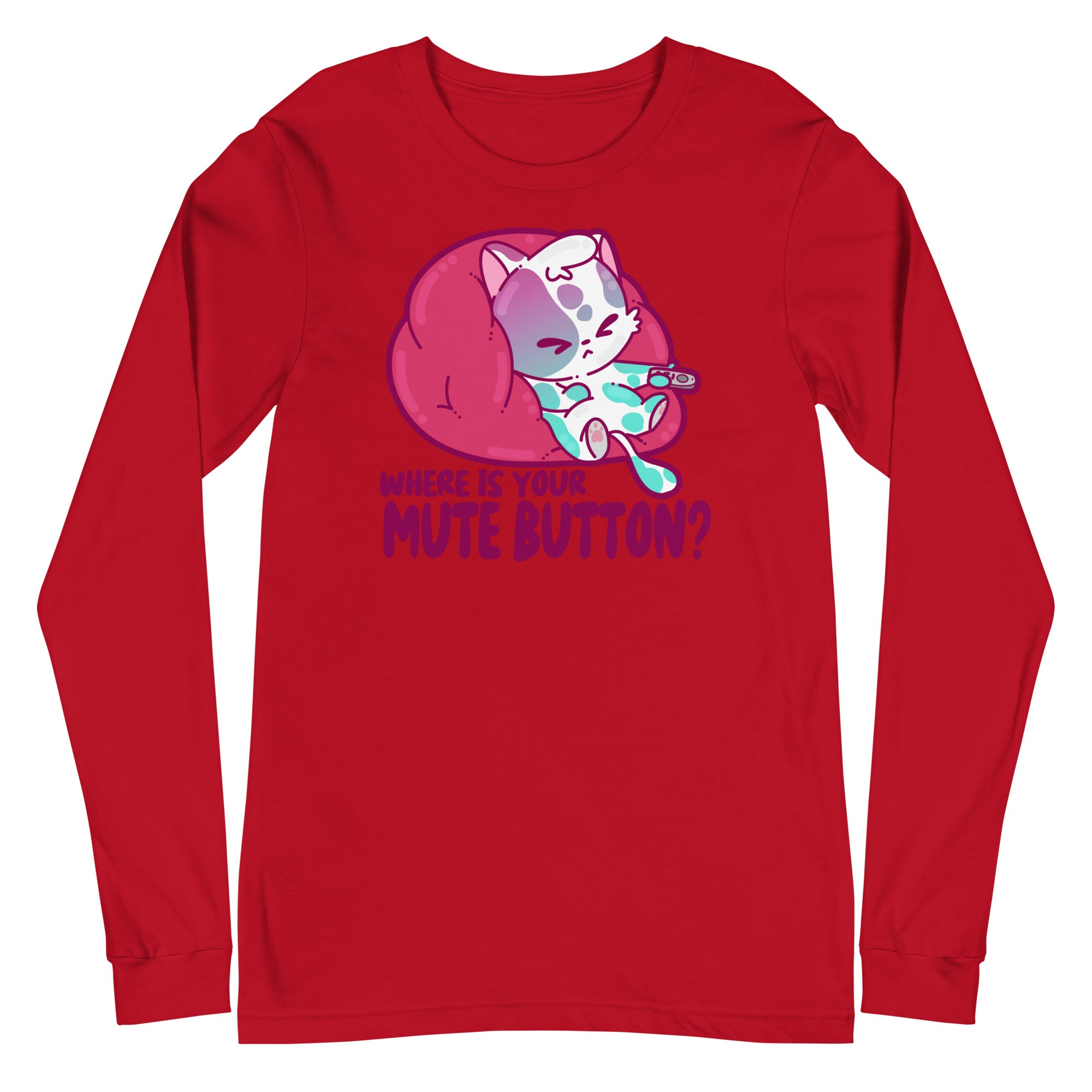 MUTE BUTTON - Long Sleeve Tee