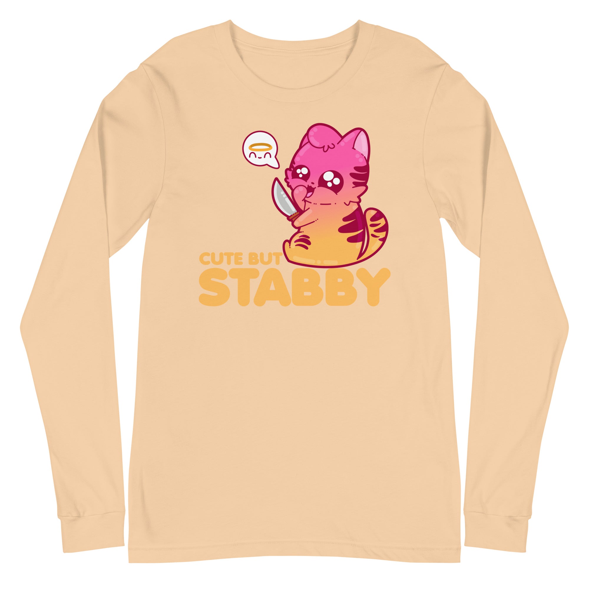 CUTE BUT STABBY - Long Sleeve Tee - ChubbleGumLLC