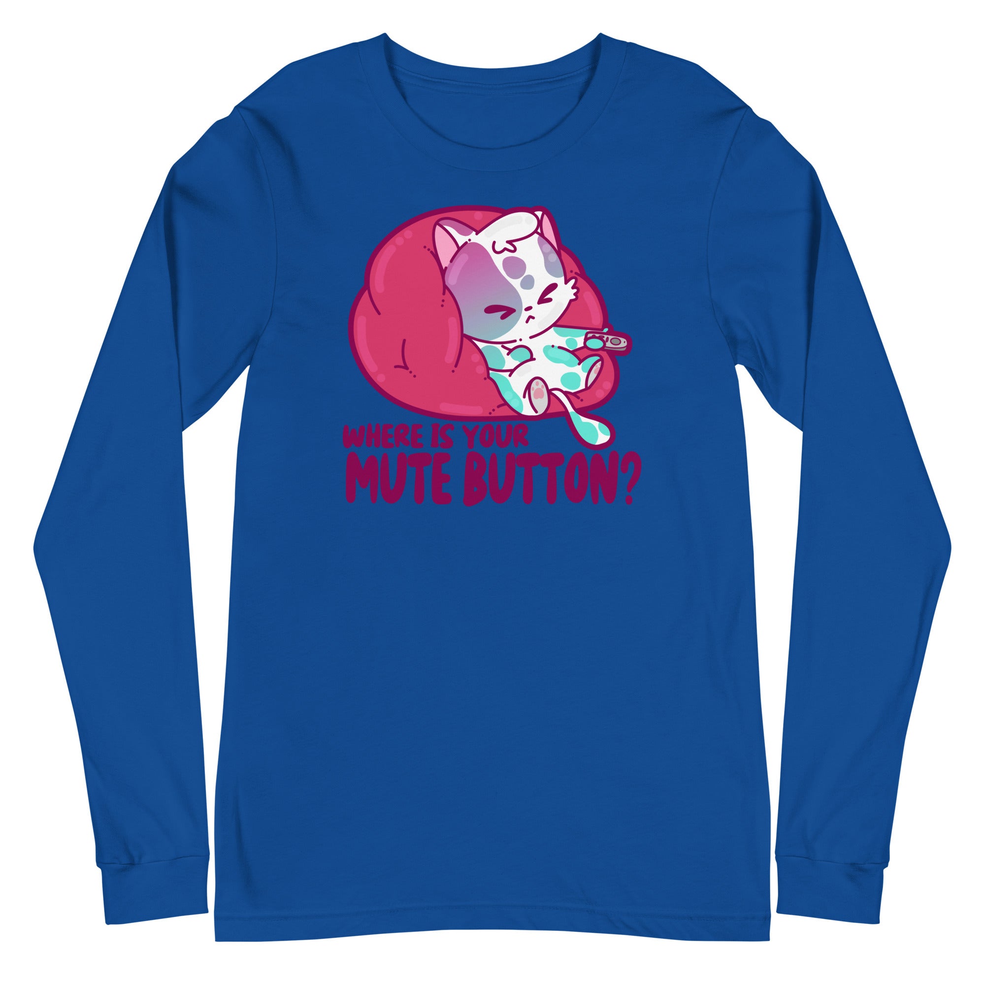 MUTE BUTTON - Long Sleeve Tee