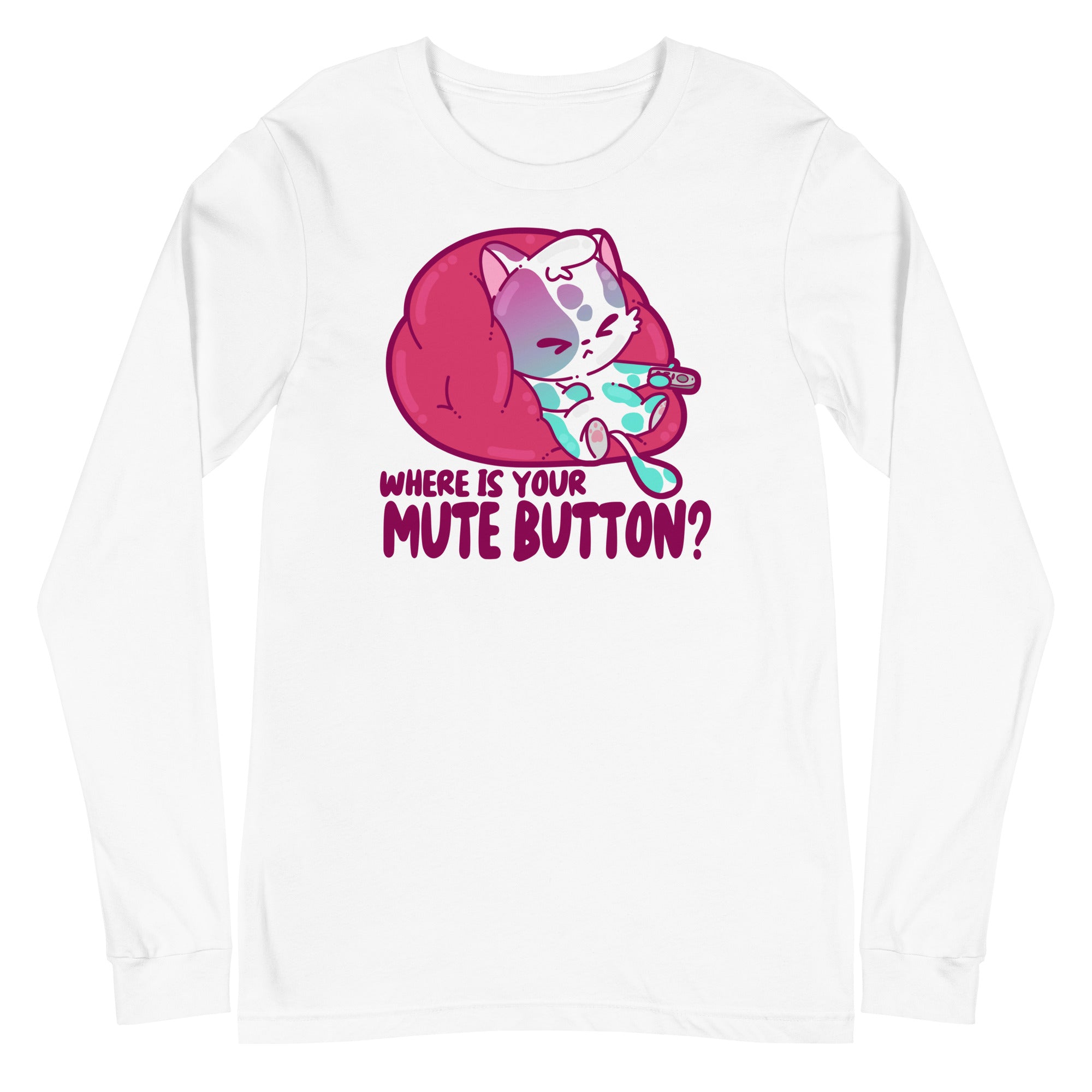 MUTE BUTTON - Long Sleeve Tee