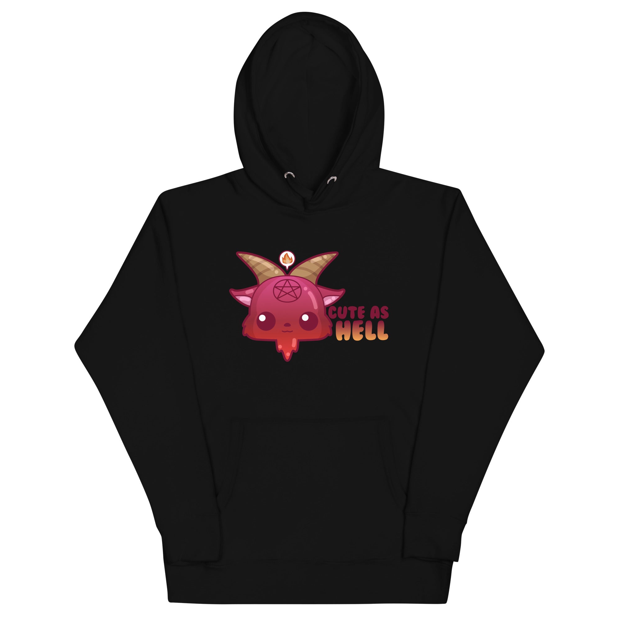 CUTE AS HELL - Hoodie - ChubbleGumLLC