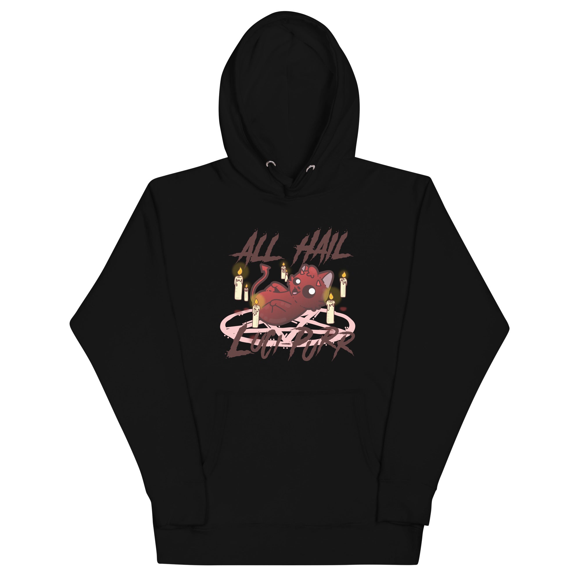 ALL HAIL LUCIPURR - Hoodie - ChubbleGumLLC