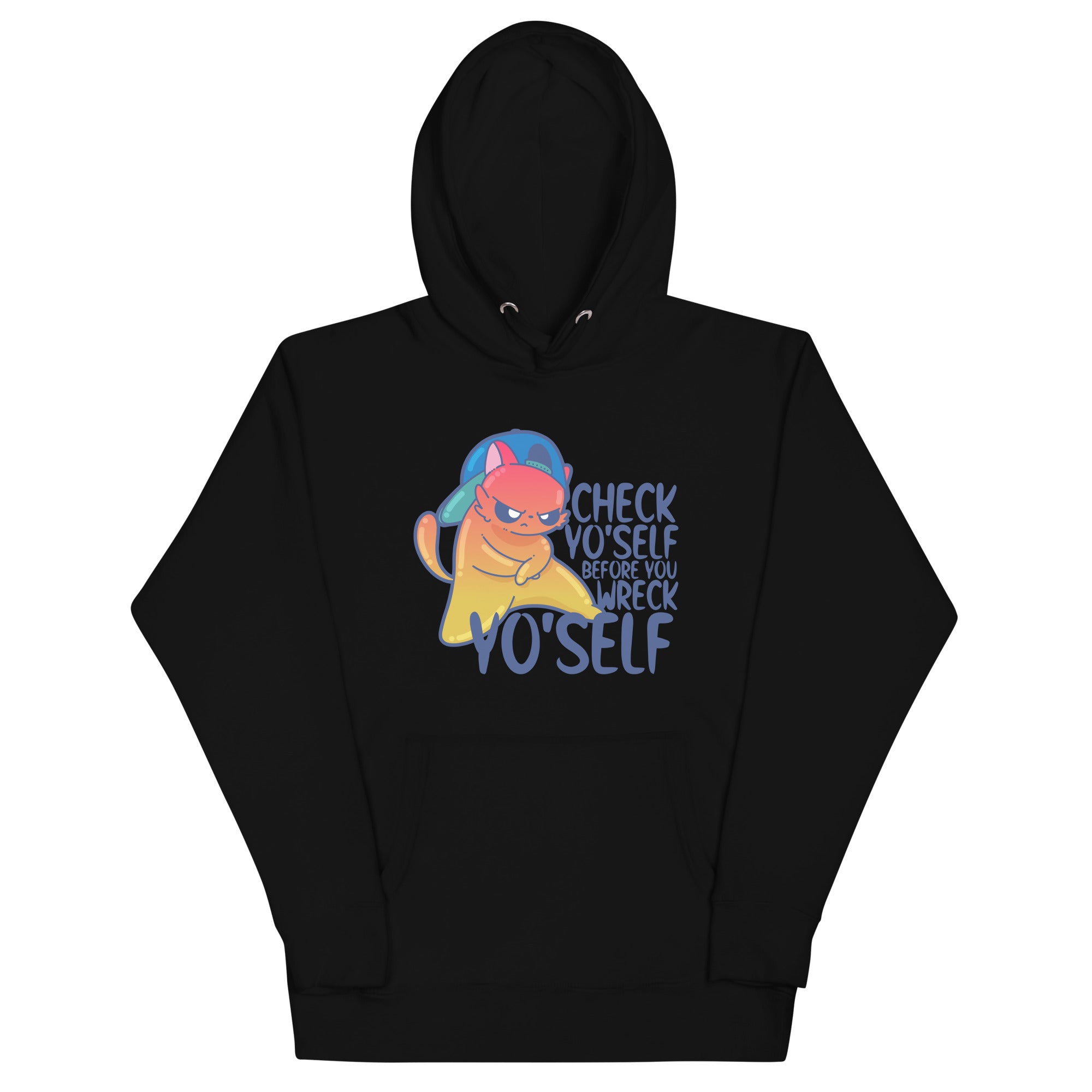 CHECK YOSELF - Hoodie - ChubbleGumLLC