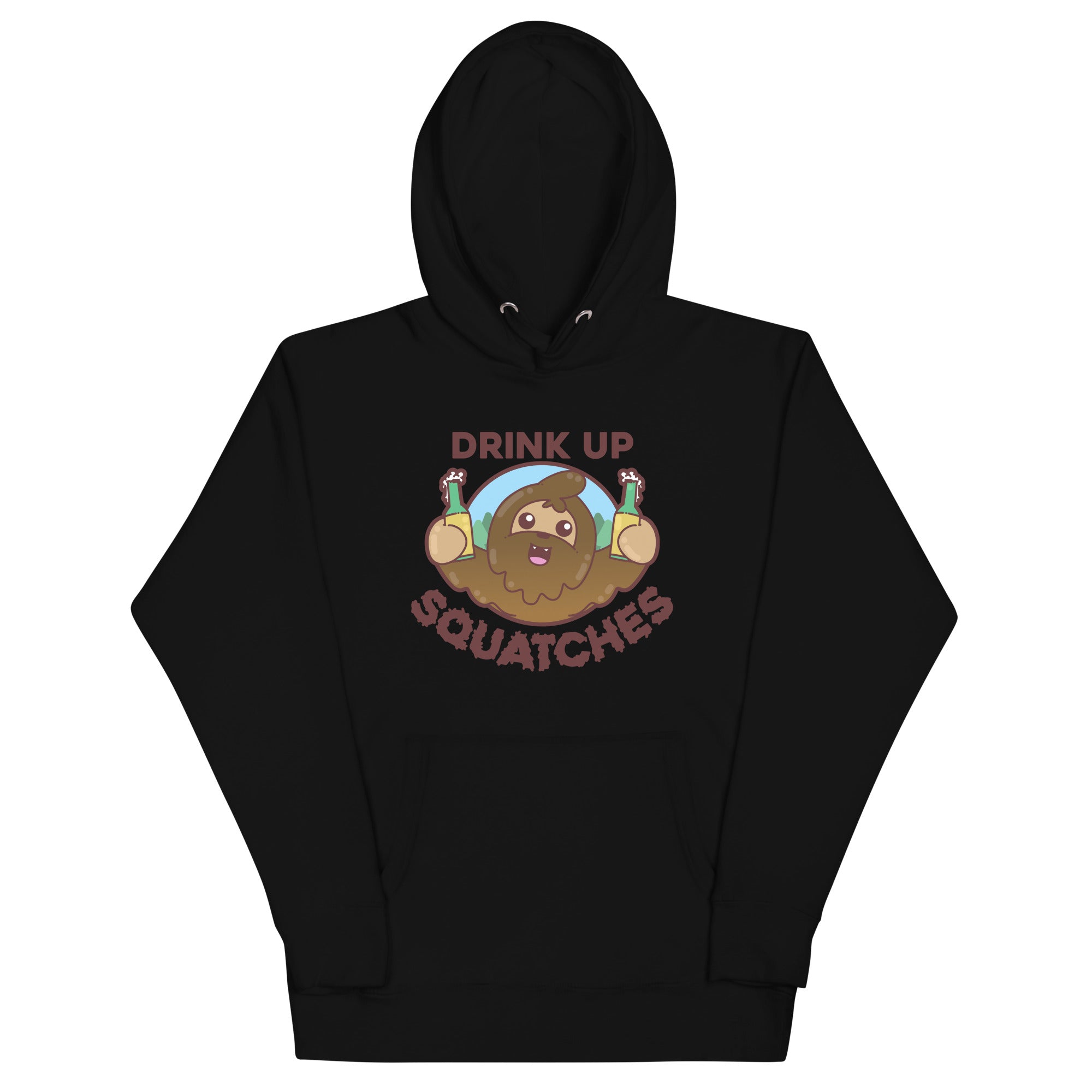 DRINK UP SQUATCHES - Hoodie - ChubbleGumLLC