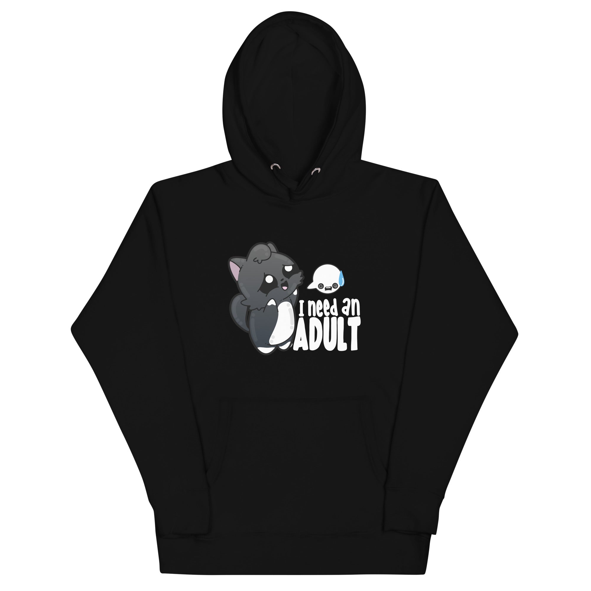 I NEED AN ADULT - Modded Hoodie - ChubbleGumLLC