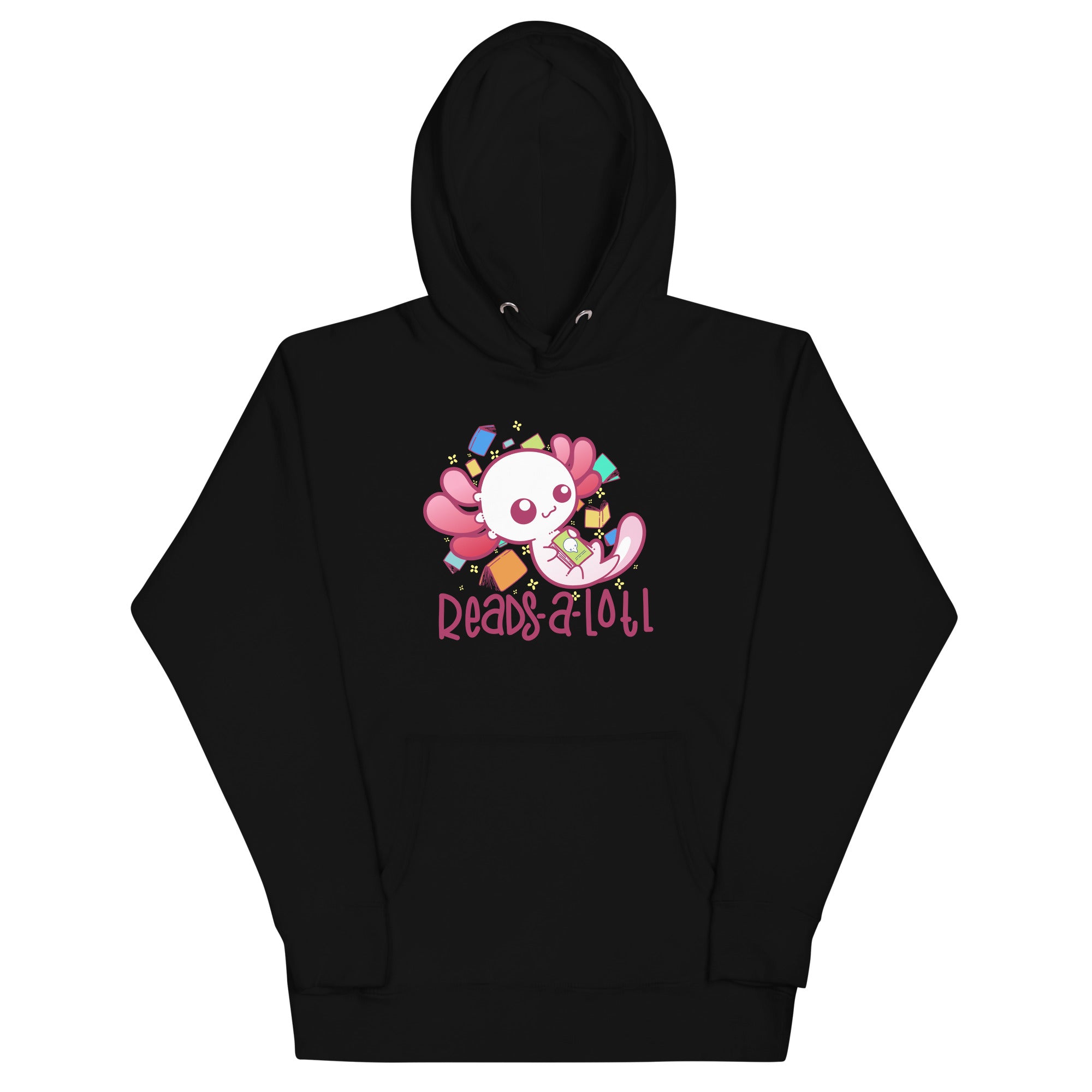 READS A LOTL - Hoodie - ChubbleGumLLC