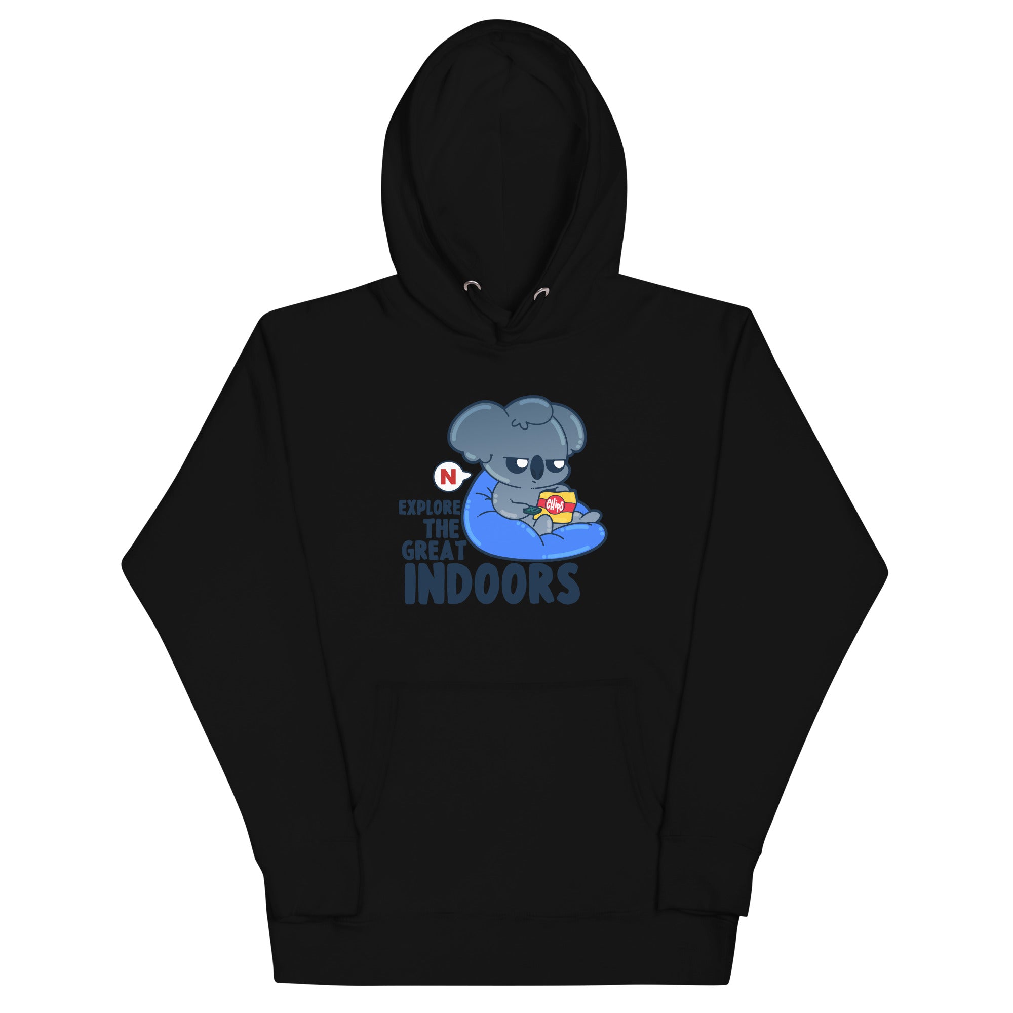 EXPLORE THE GREAT INDOORS - Hoodie - ChubbleGumLLC