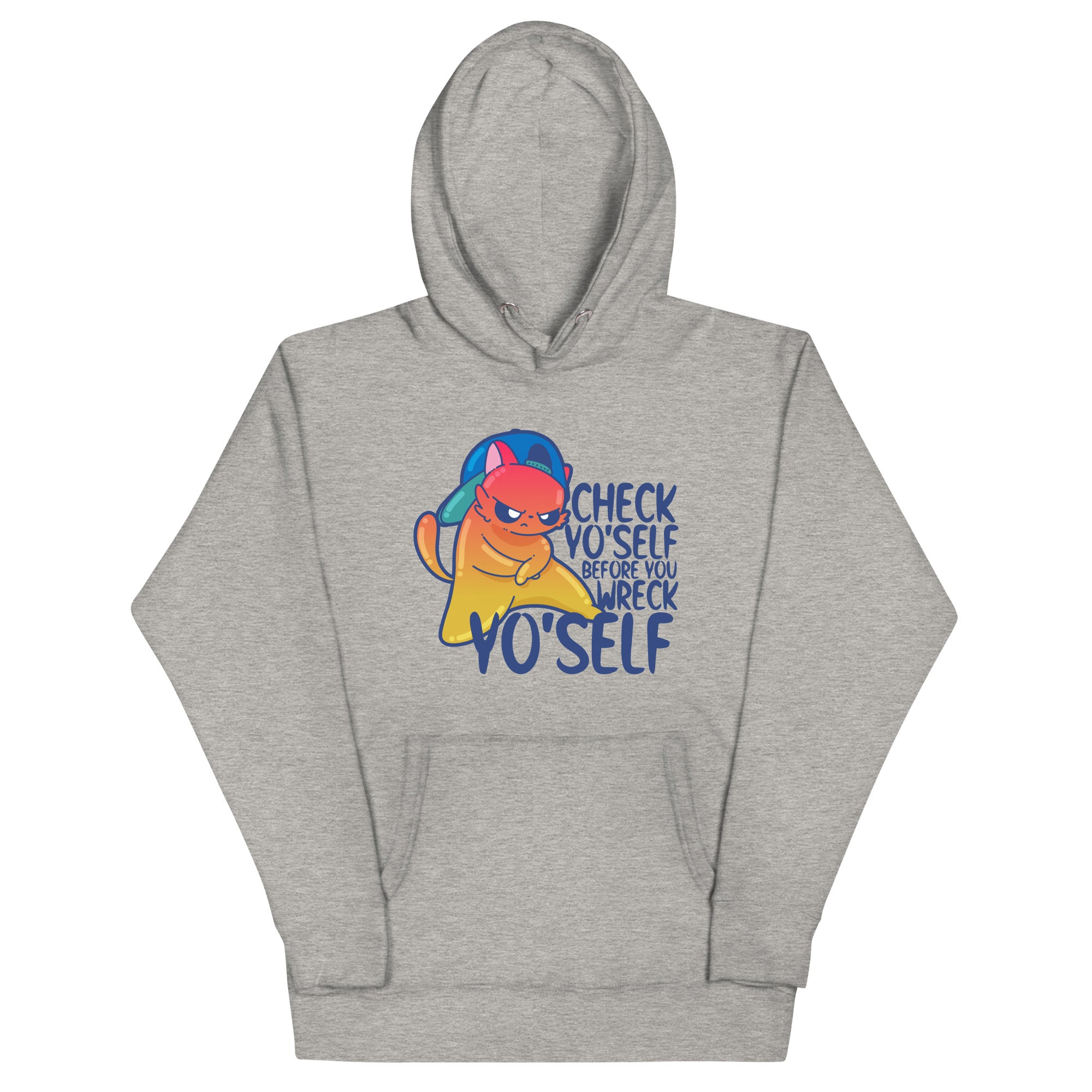 CHECK YOSELF - Hoodie - ChubbleGumLLC