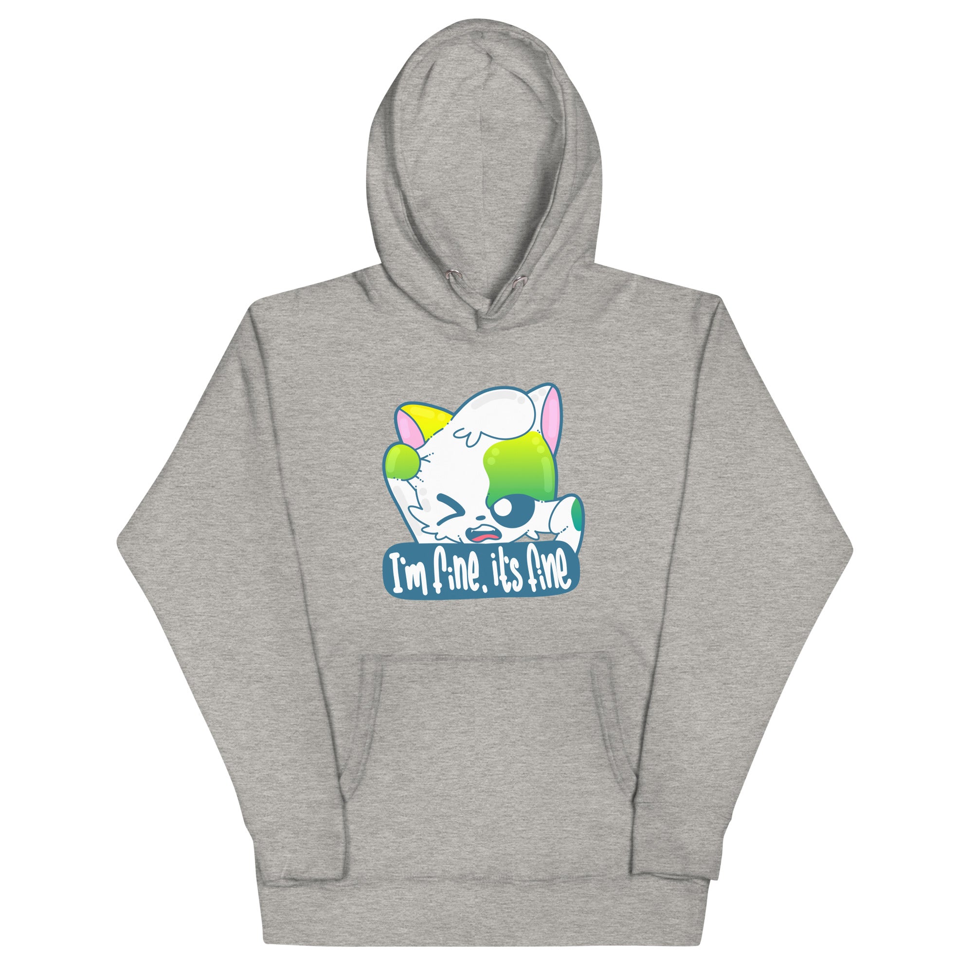 IM FINE ITS FINE - Hoodie - ChubbleGumLLC