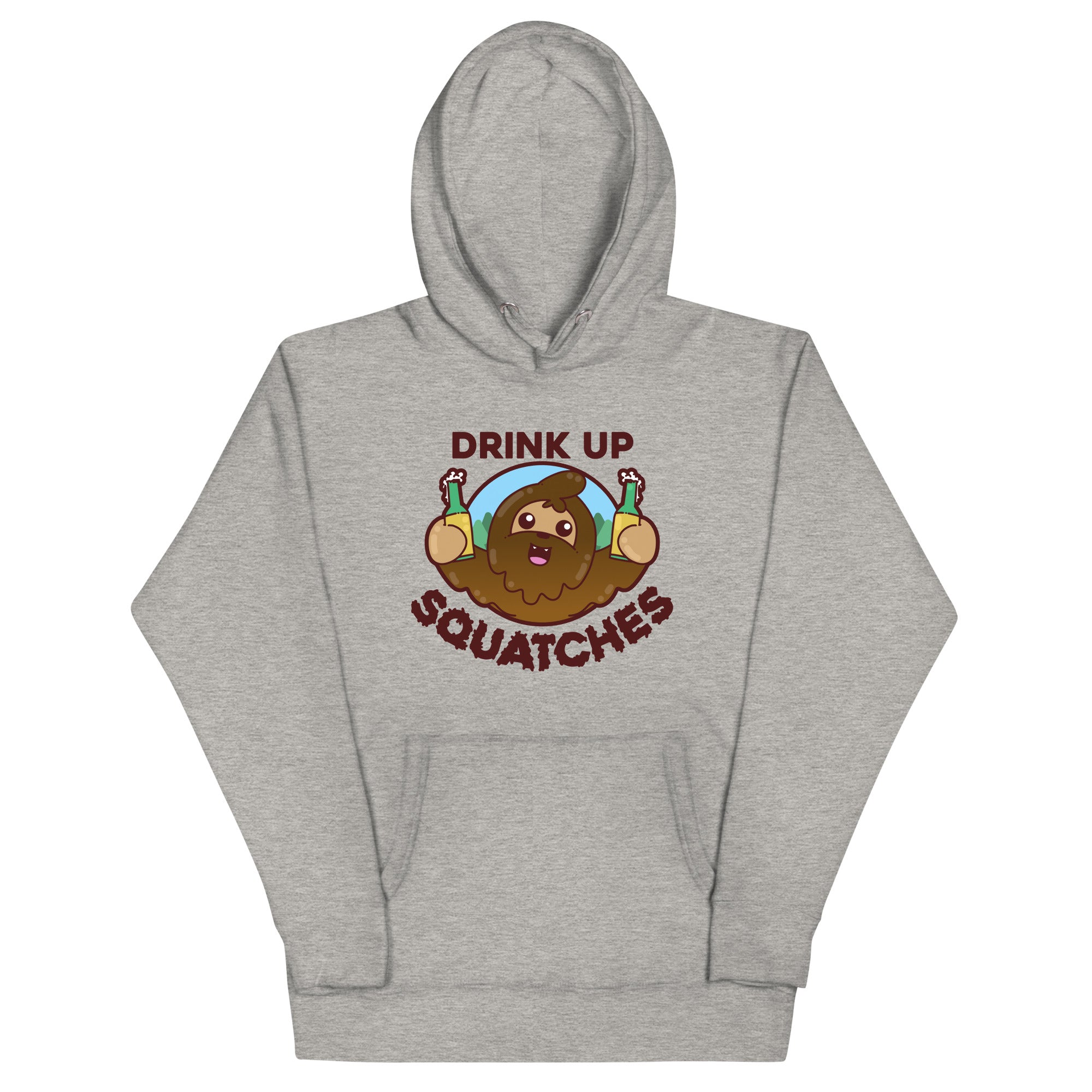 DRINK UP SQUATCHES - Hoodie - ChubbleGumLLC
