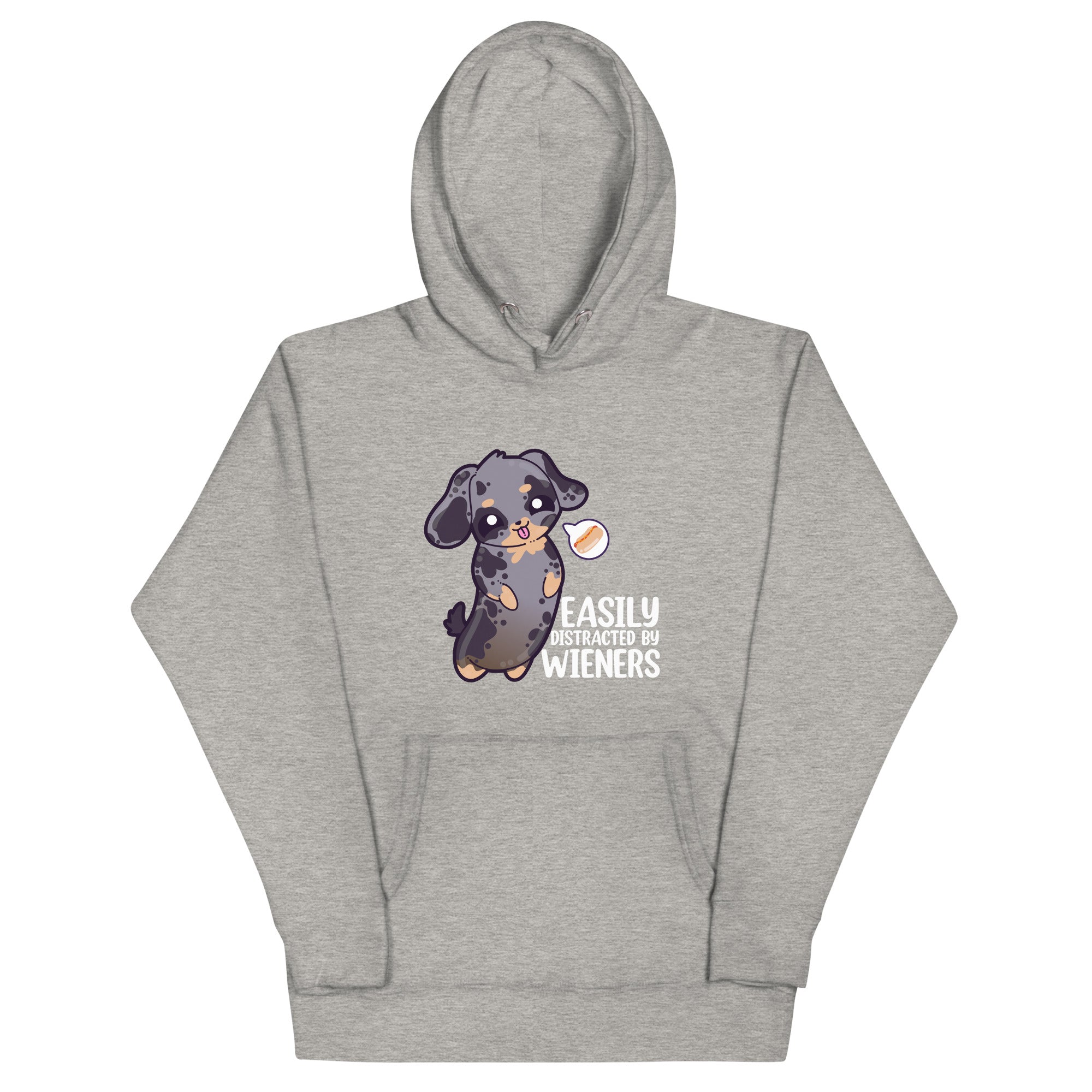 EASILY DISTRACTED BY WEINERS - Modded Hoodie - ChubbleGumLLC