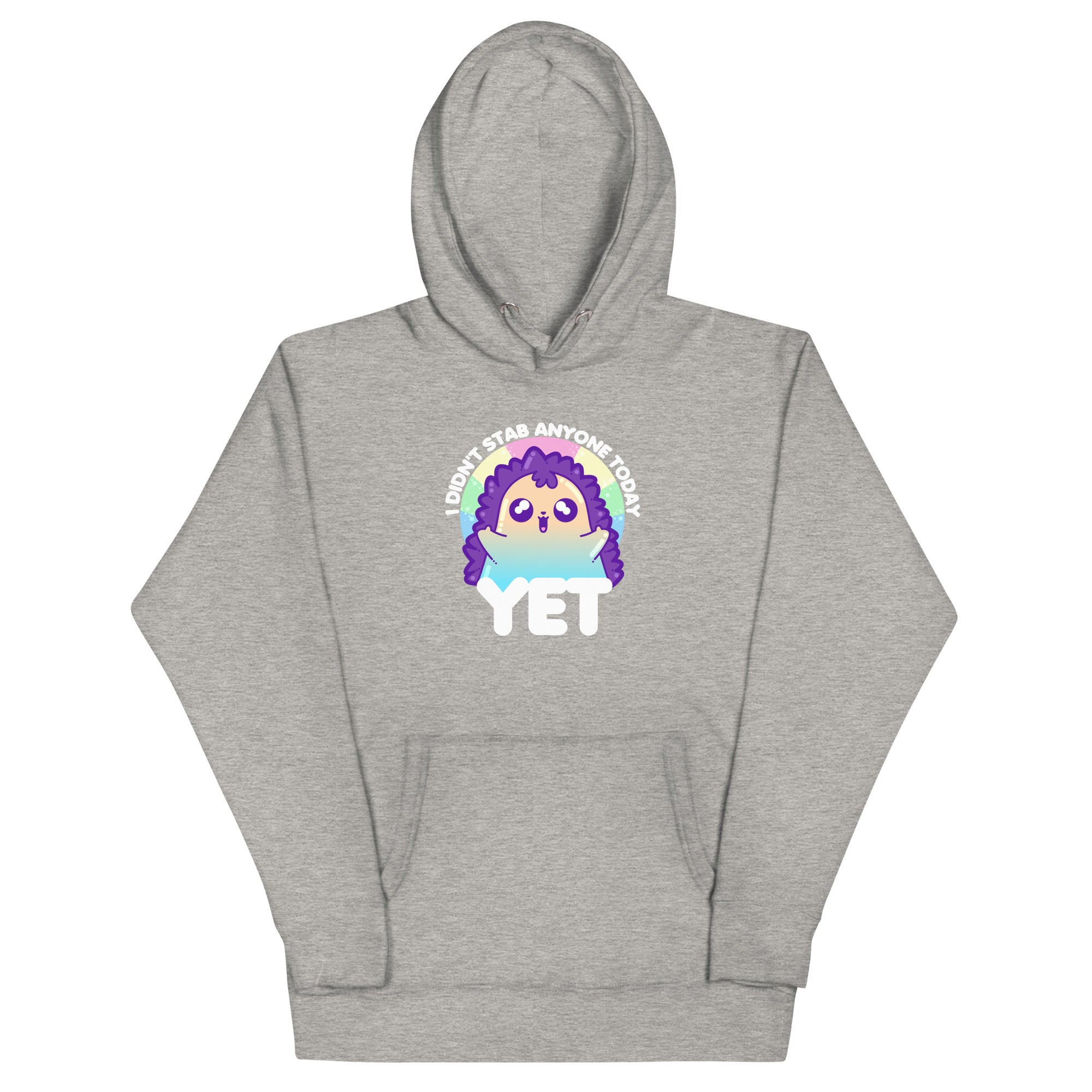 I DIDNT STAB ANYONE TODAY YET - Modded Hoodie - ChubbleGumLLC