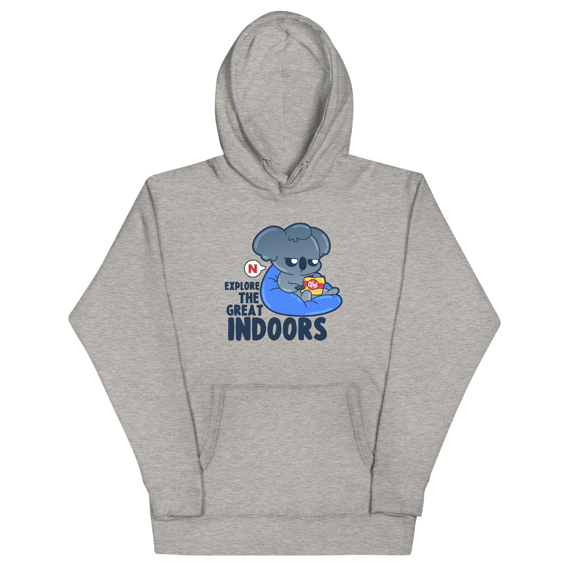 EXPLORE THE GREAT INDOORS - Hoodie - ChubbleGumLLC