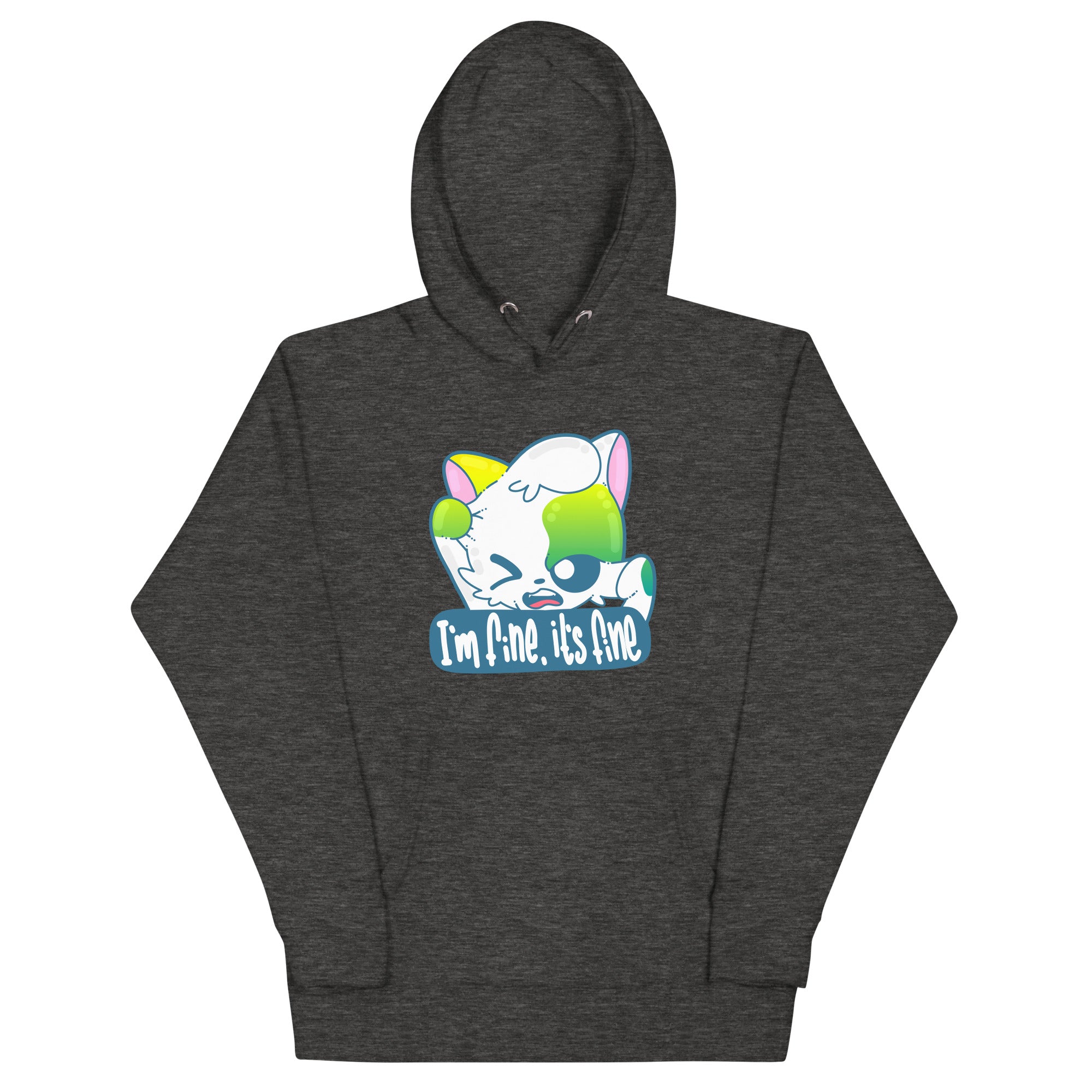 IM FINE ITS FINE - Hoodie - ChubbleGumLLC