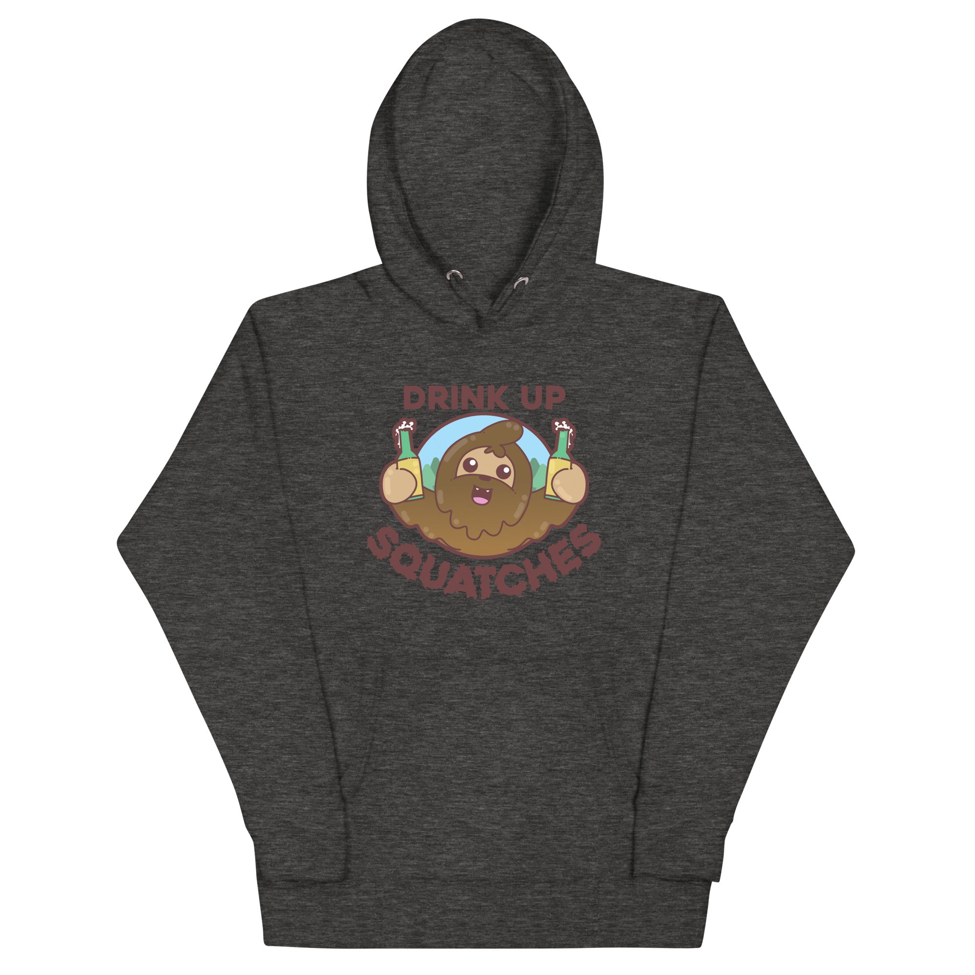 DRINK UP SQUATCHES - Hoodie - ChubbleGumLLC