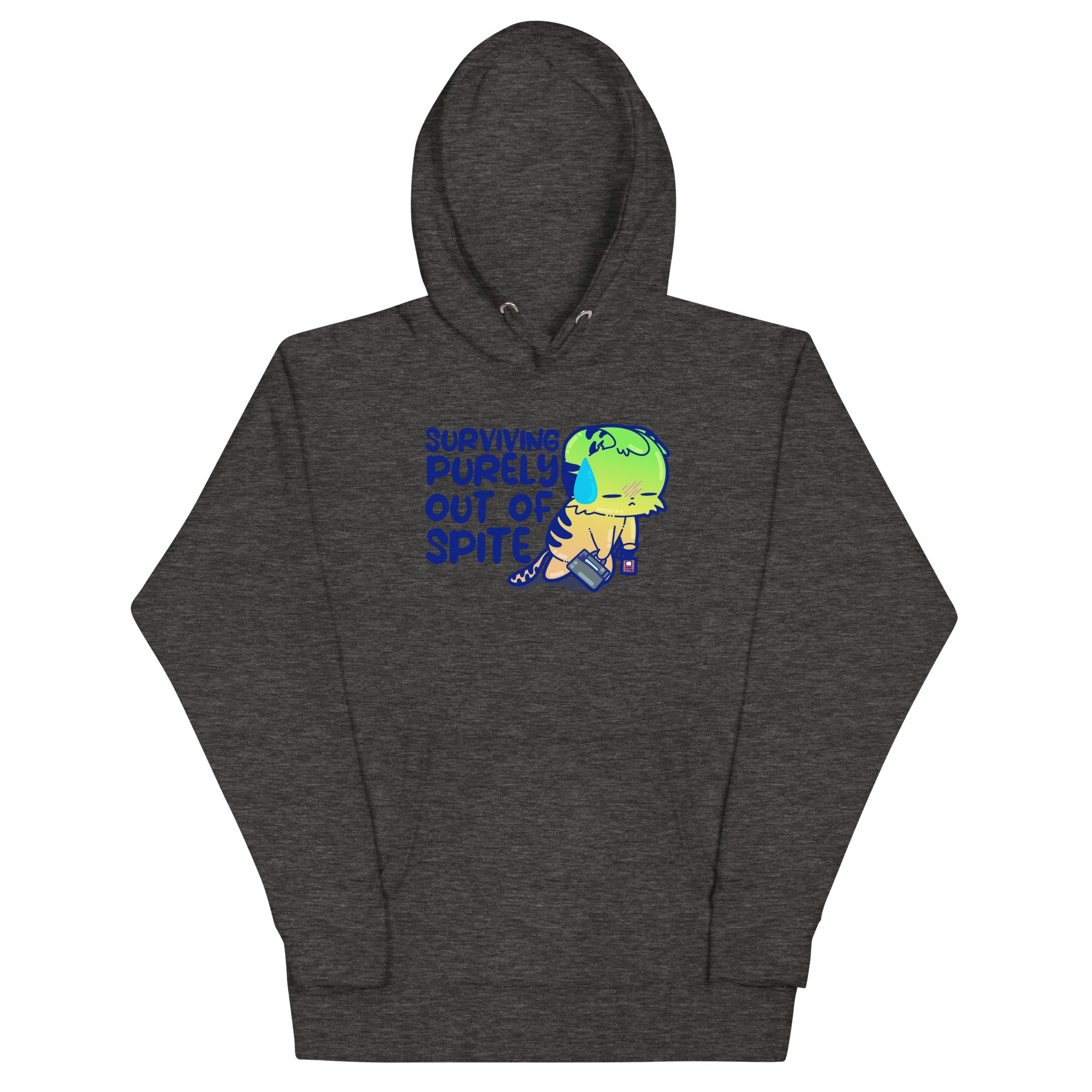 SURVIVING PURELY OUT OF SPITE - Hoodie - ChubbleGumLLC