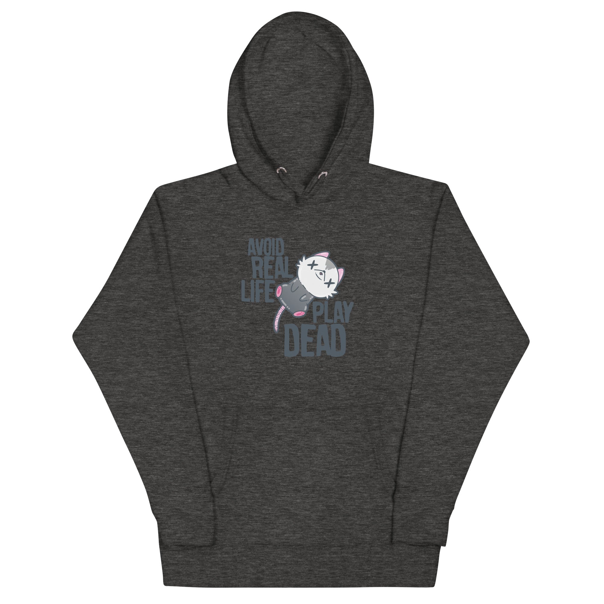 AVOID REAL LIFE PLAY DEAD - Hoodie - ChubbleGumLLC