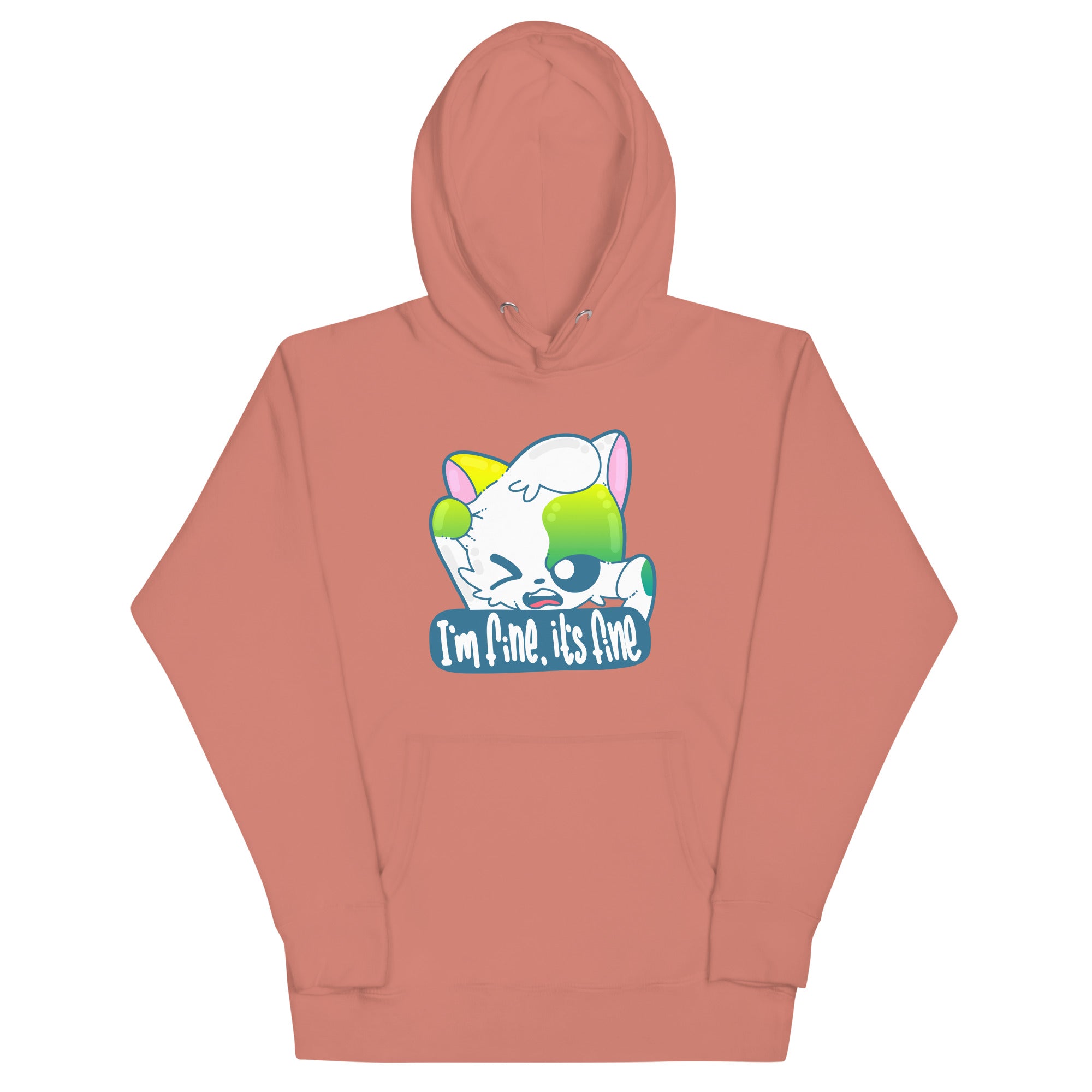 IM FINE ITS FINE - Hoodie - ChubbleGumLLC