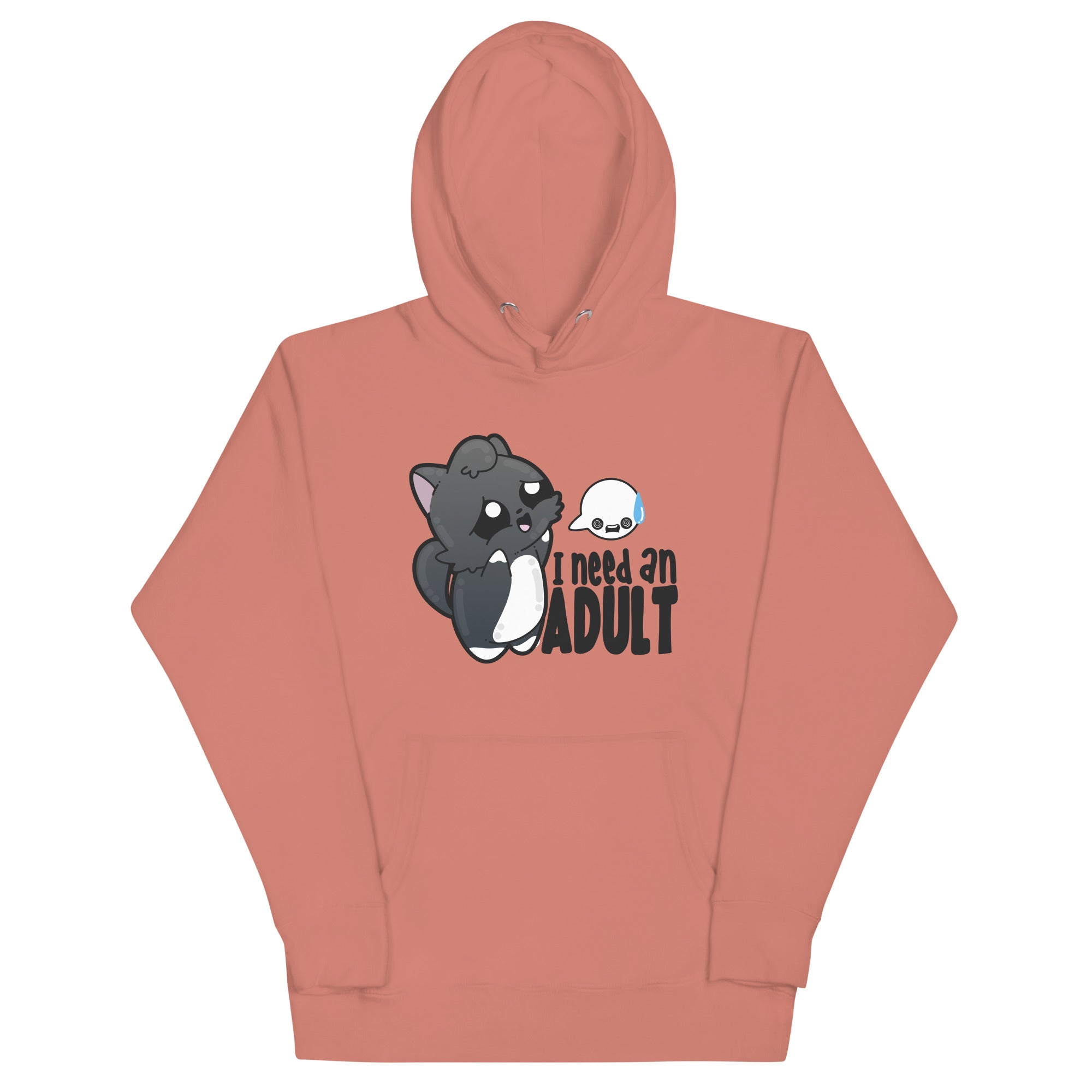 I NEED AN ADULT - Hoodie - ChubbleGumLLC