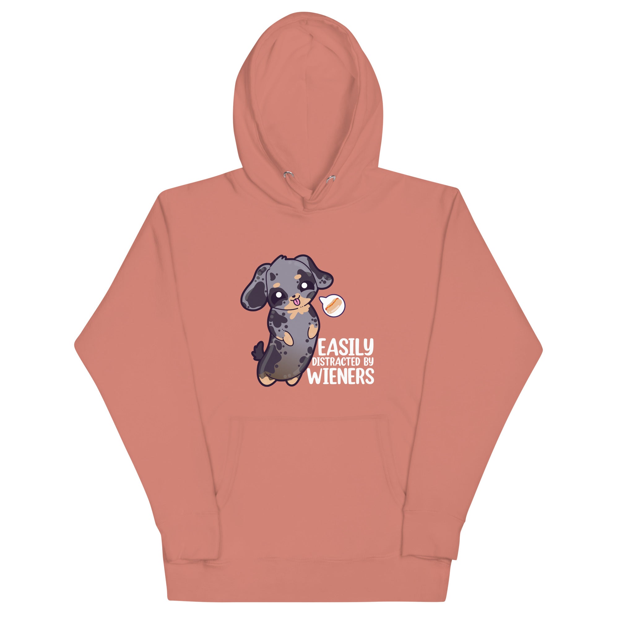EASILY DISTRACTED BY WEINERS - Modded Hoodie - ChubbleGumLLC