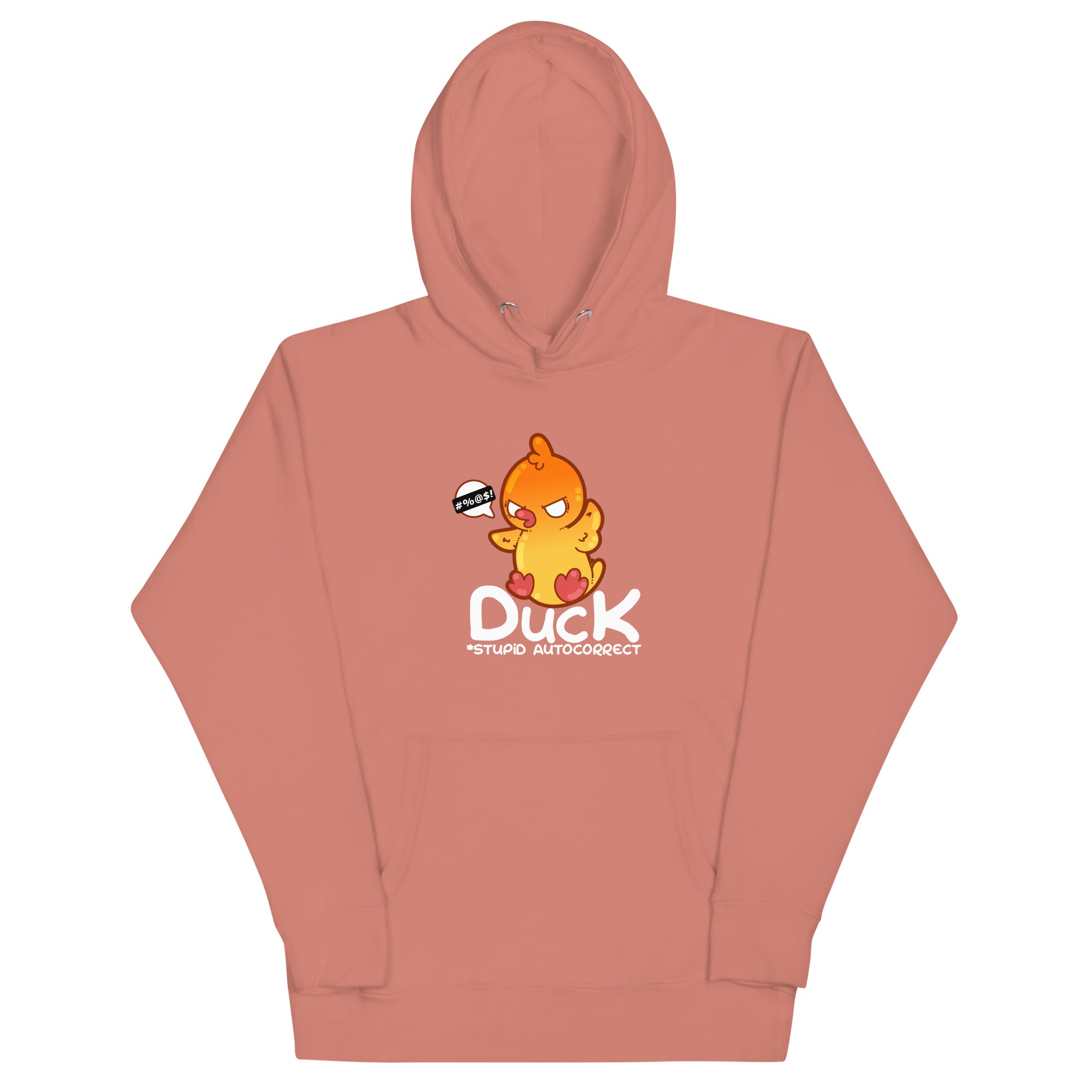 DUCK STUPID AUTOCORRECT - Modded Hoodie - ChubbleGumLLC