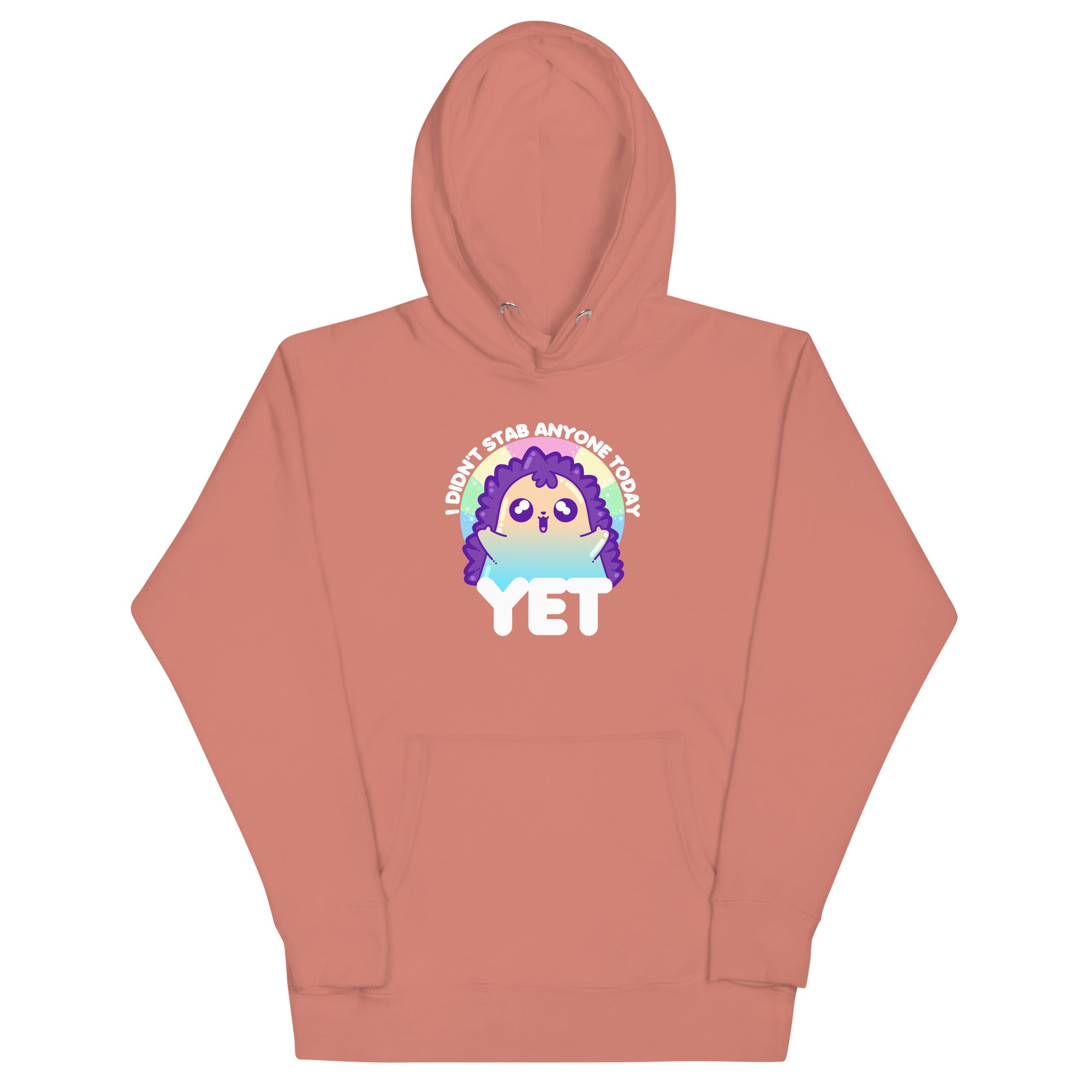 I DIDNT STAB ANYONE TODAY YET - Modded Hoodie - ChubbleGumLLC