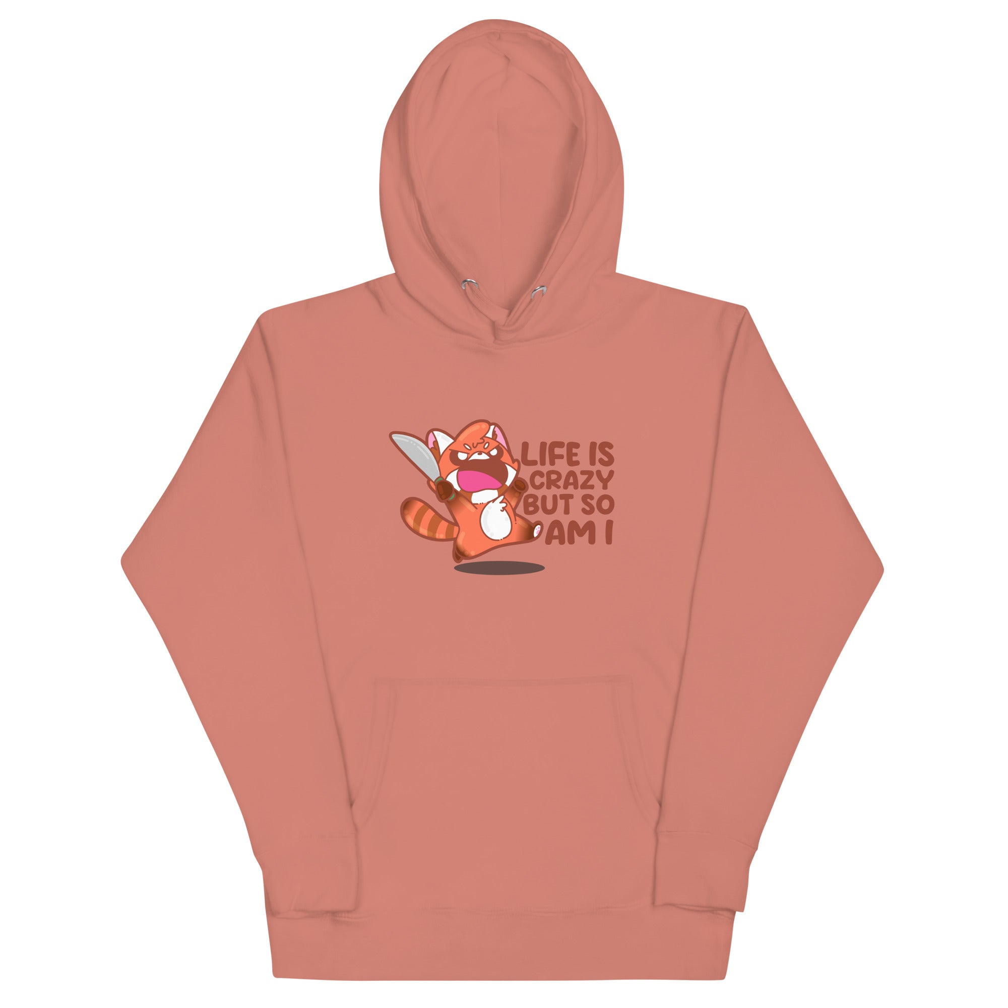 LIFE IS CRAZY BUT SO AM I - Hoodie - ChubbleGumLLC