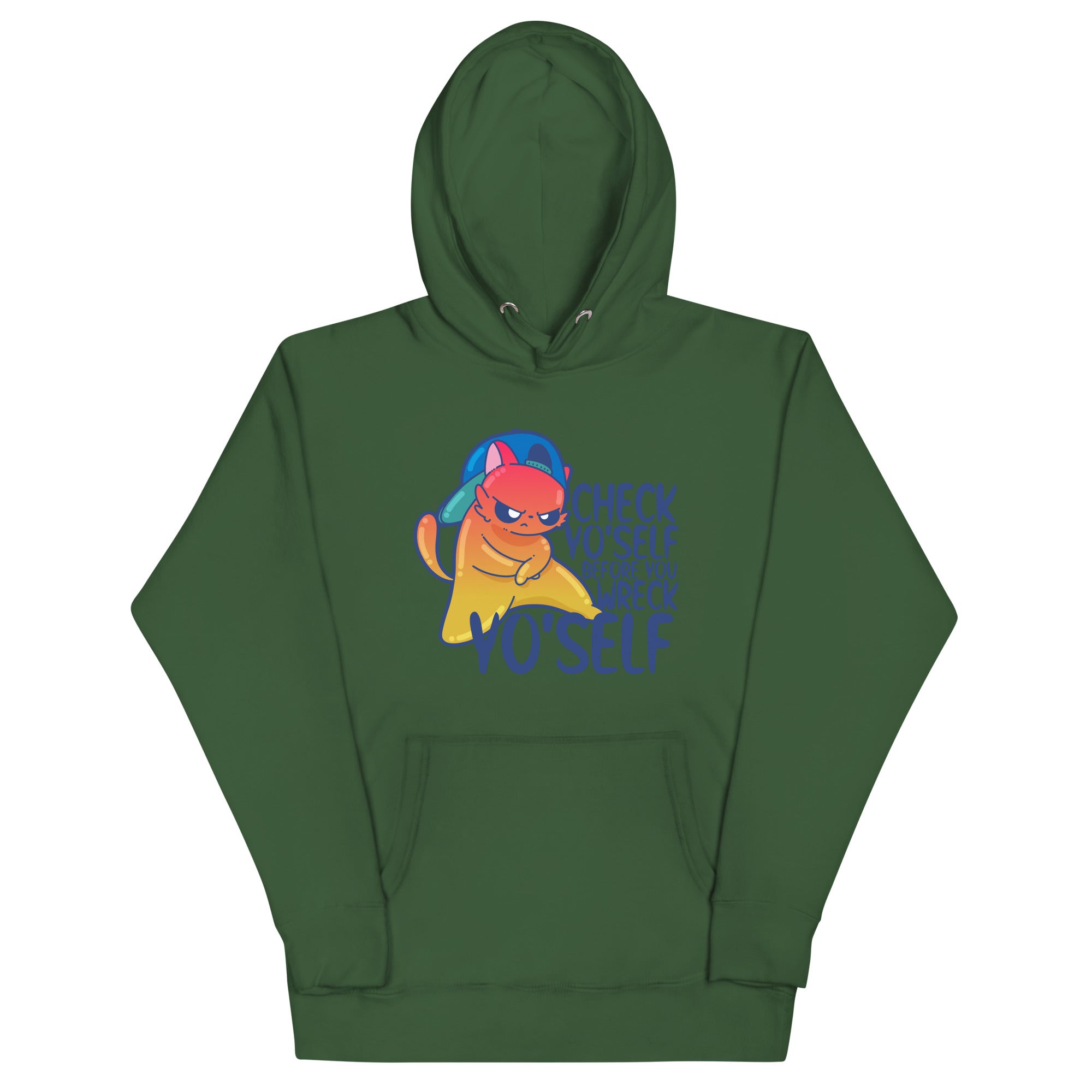 CHECK YOSELF - Hoodie - ChubbleGumLLC